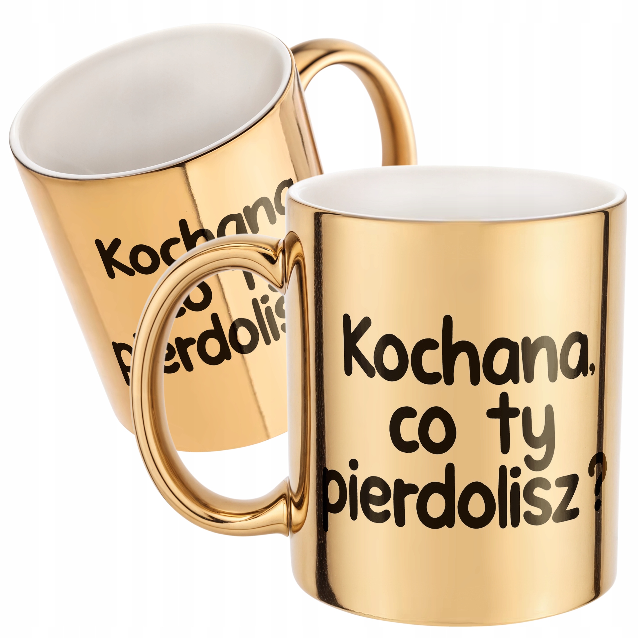Złoty Kubek Kochana Co Ty Pie***lisz Śmieszny Zabawny Prezent