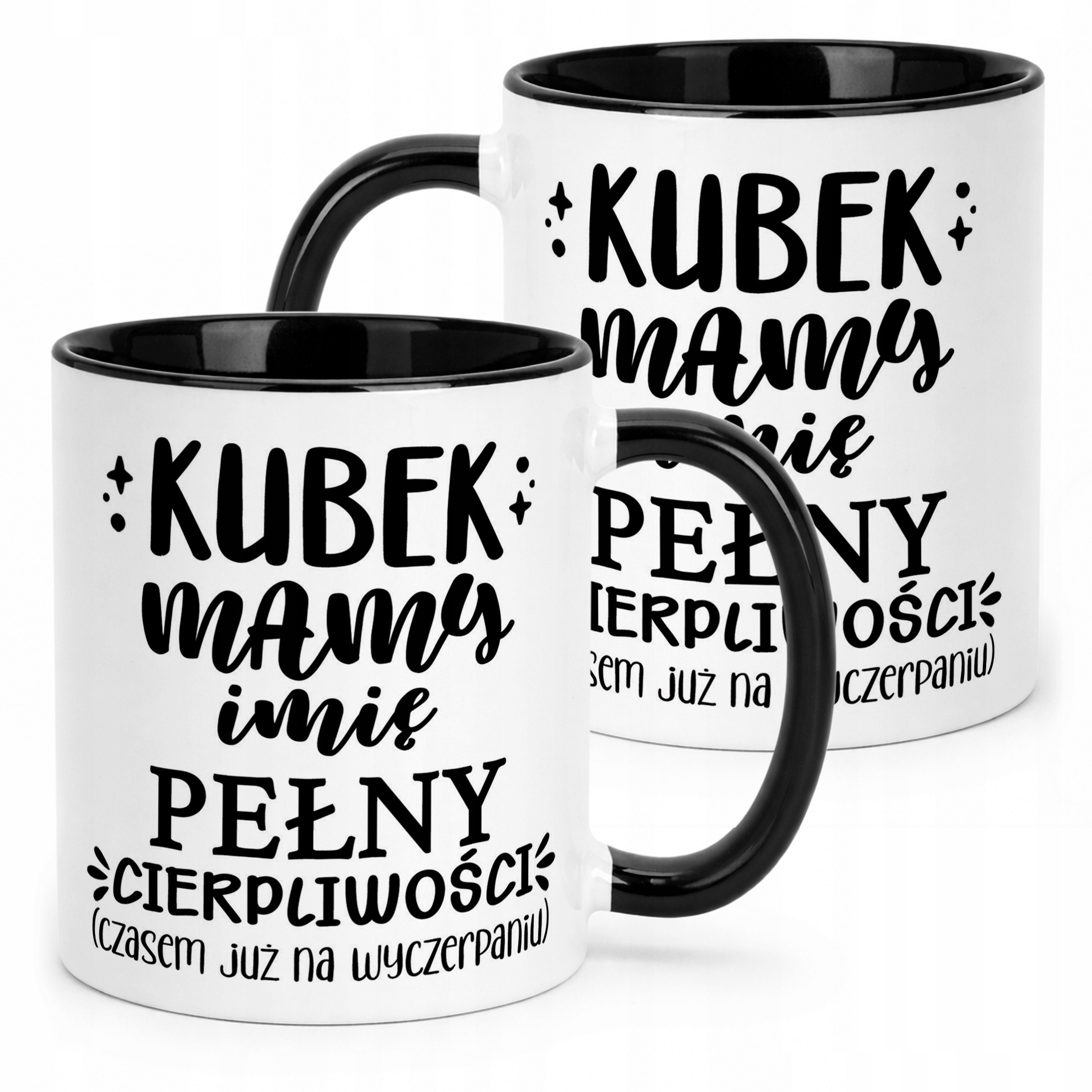 Kubek Czarny Personalizowany Dzień Matki Dla Mamy Prezent Upominek