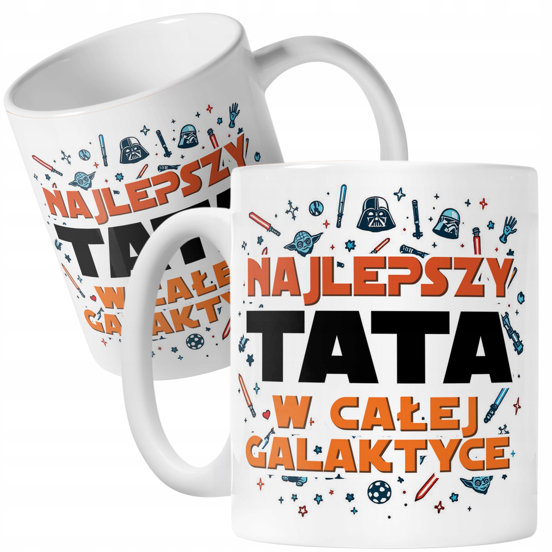 Kubek ceramiczny Dzień Ojca Dla Taty Najlepszy Tata W Całej Galaktyce