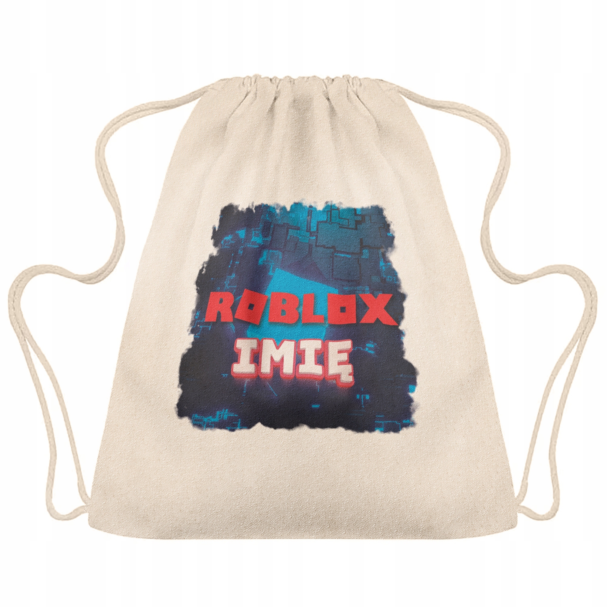 Plecak bawełniany Z Imieniem Roblox Dla Fanów i Graczy Do Szkoły