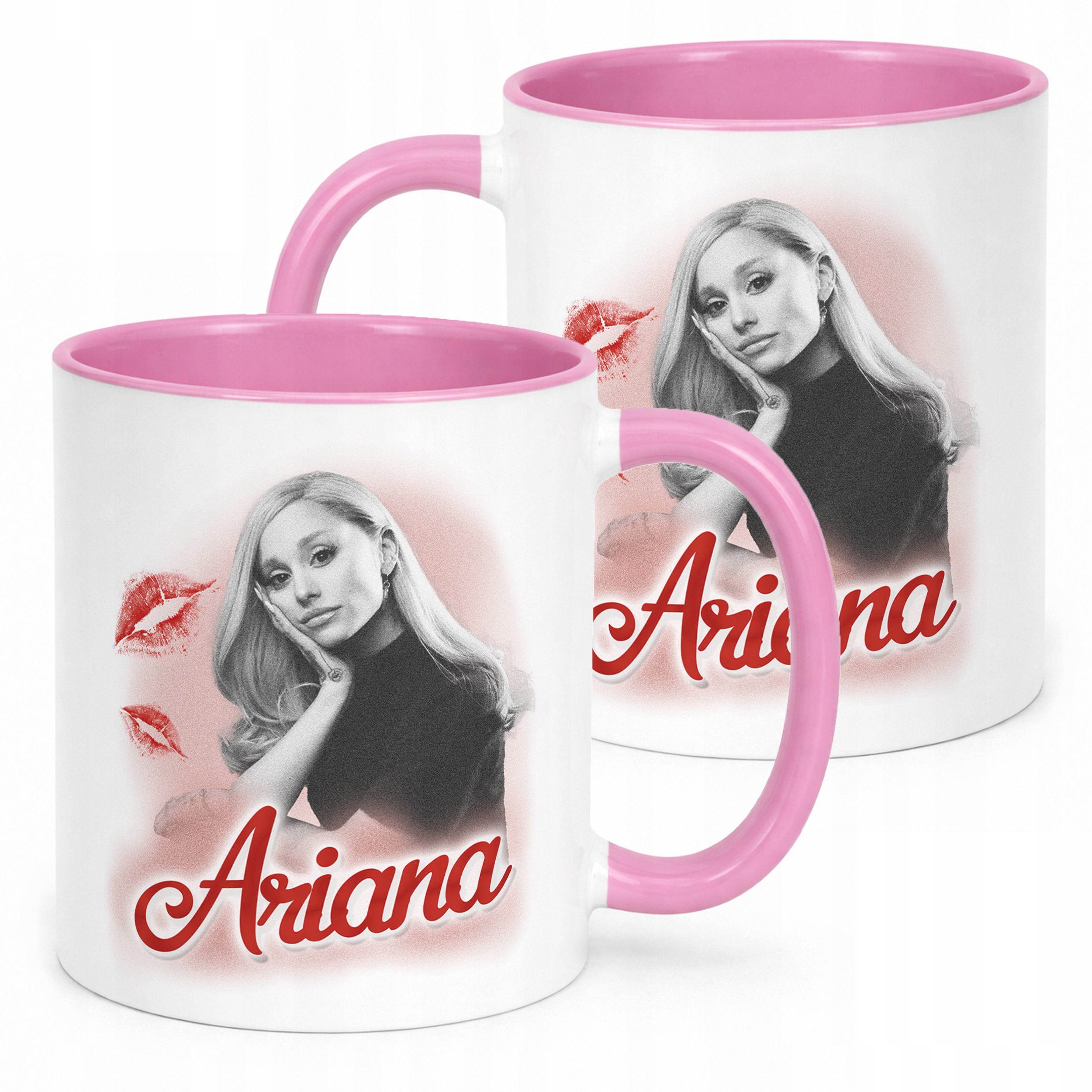 Kubek Różowy Ariana Grande Dla Fanów Prezent Upominek
