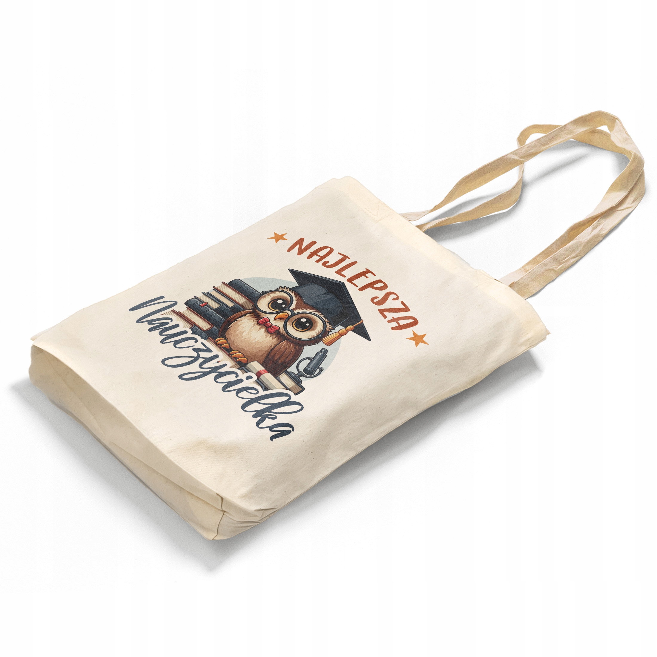 Zestaw kubek + torba z dnem Najlepsza Nauczycielka Dzień Nauczyciela