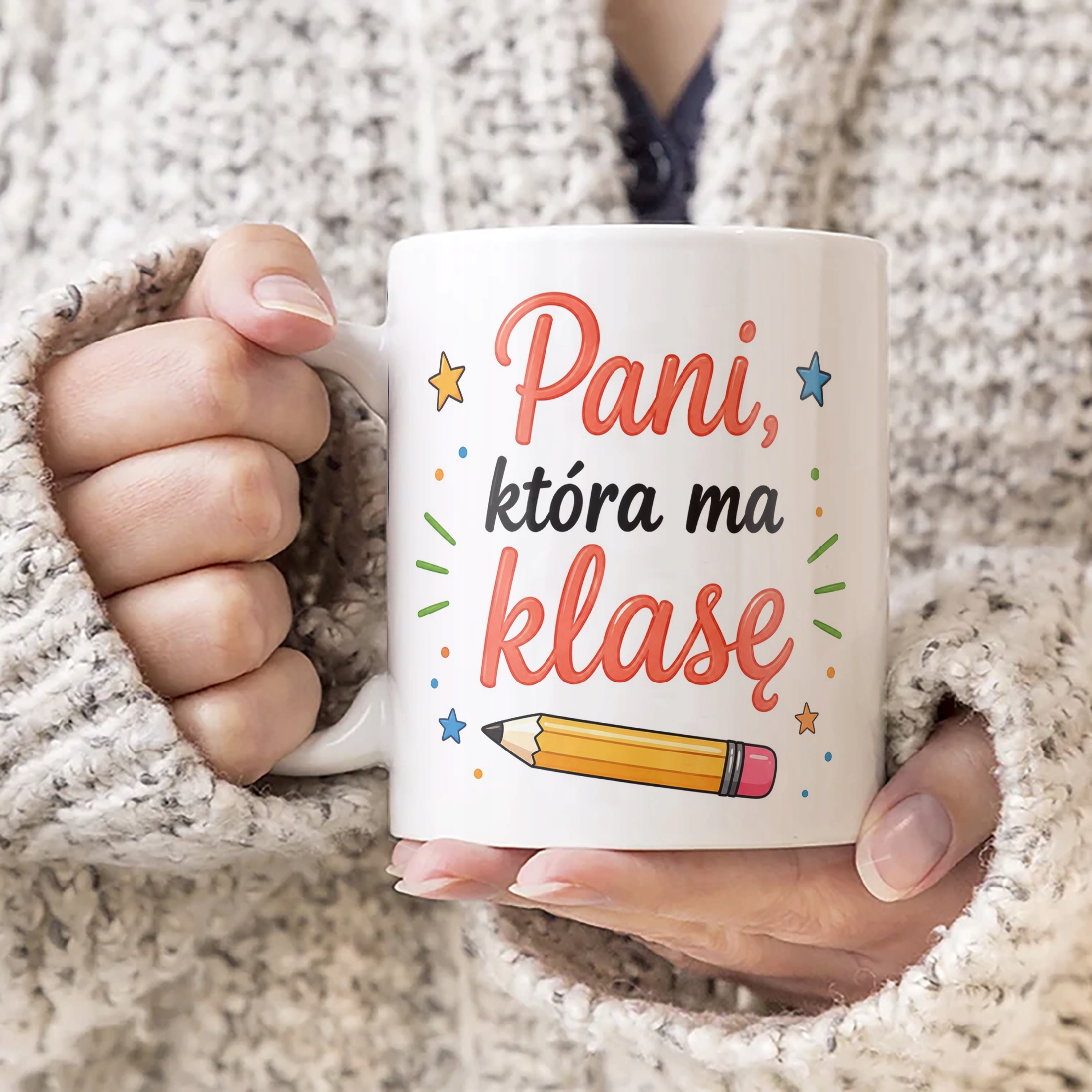 Kubek Dzień Nauczyciela Zakończenie Roku Dla Nauczycielki Prezent Upominek