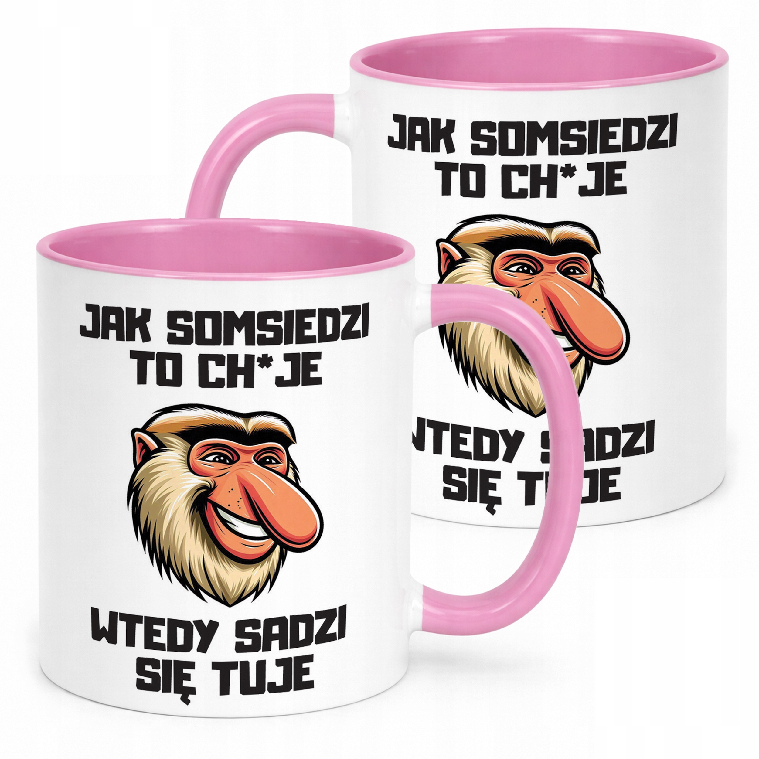 Kubek Różowy Janusz Nosacz To Co Szwagier Zabawny Prezent