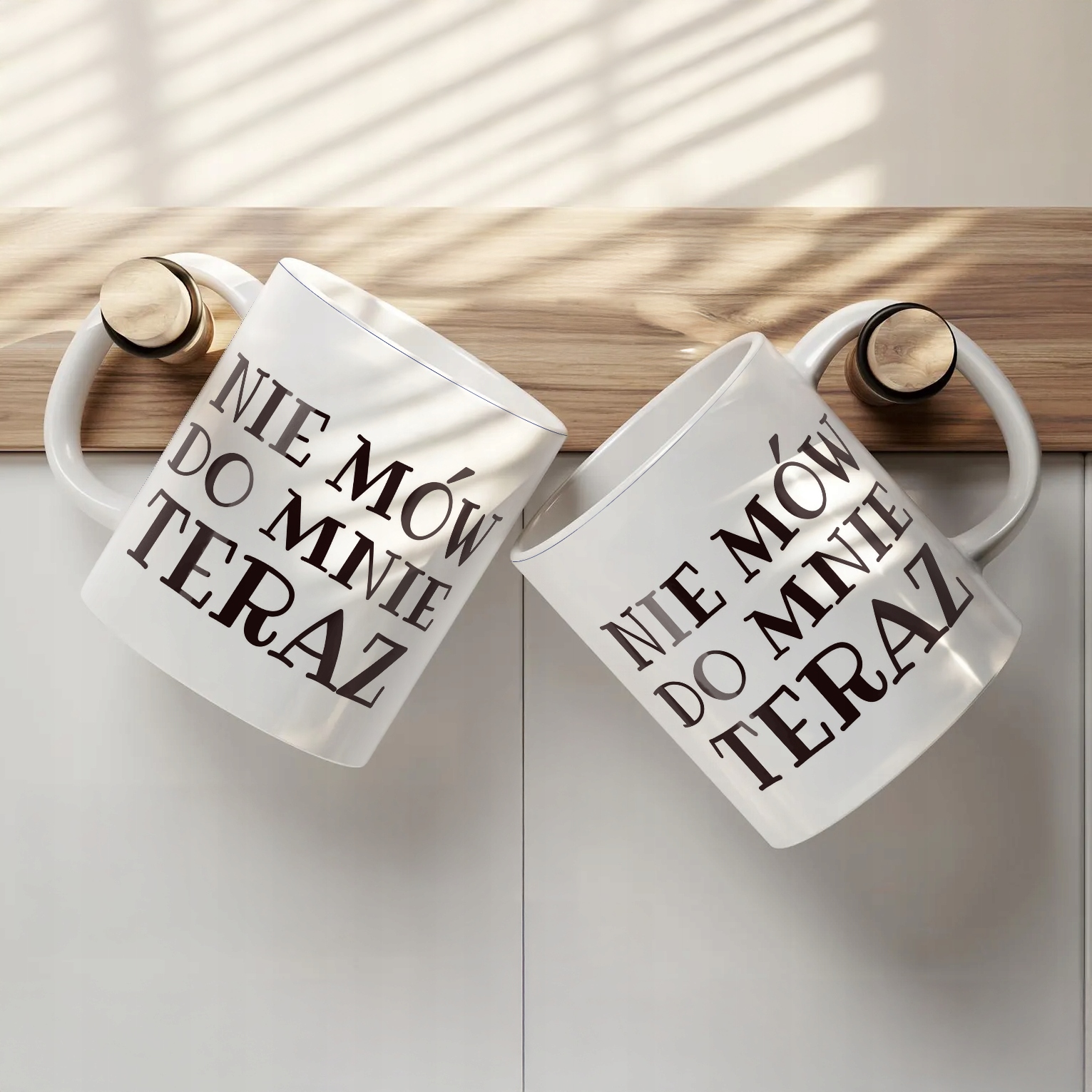 Kubek ceramiczny Nie Mów Do Mnie Teraz Śmieszny Zabawny Prezent