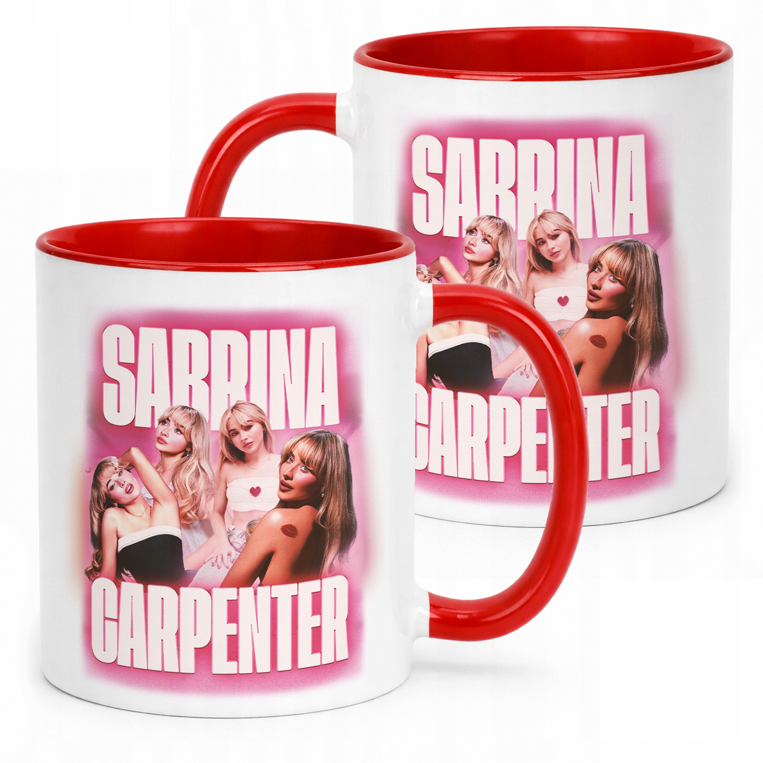 Kubek Czerwony Sabrina Carpenter Dla Fanów Prezent Upominek