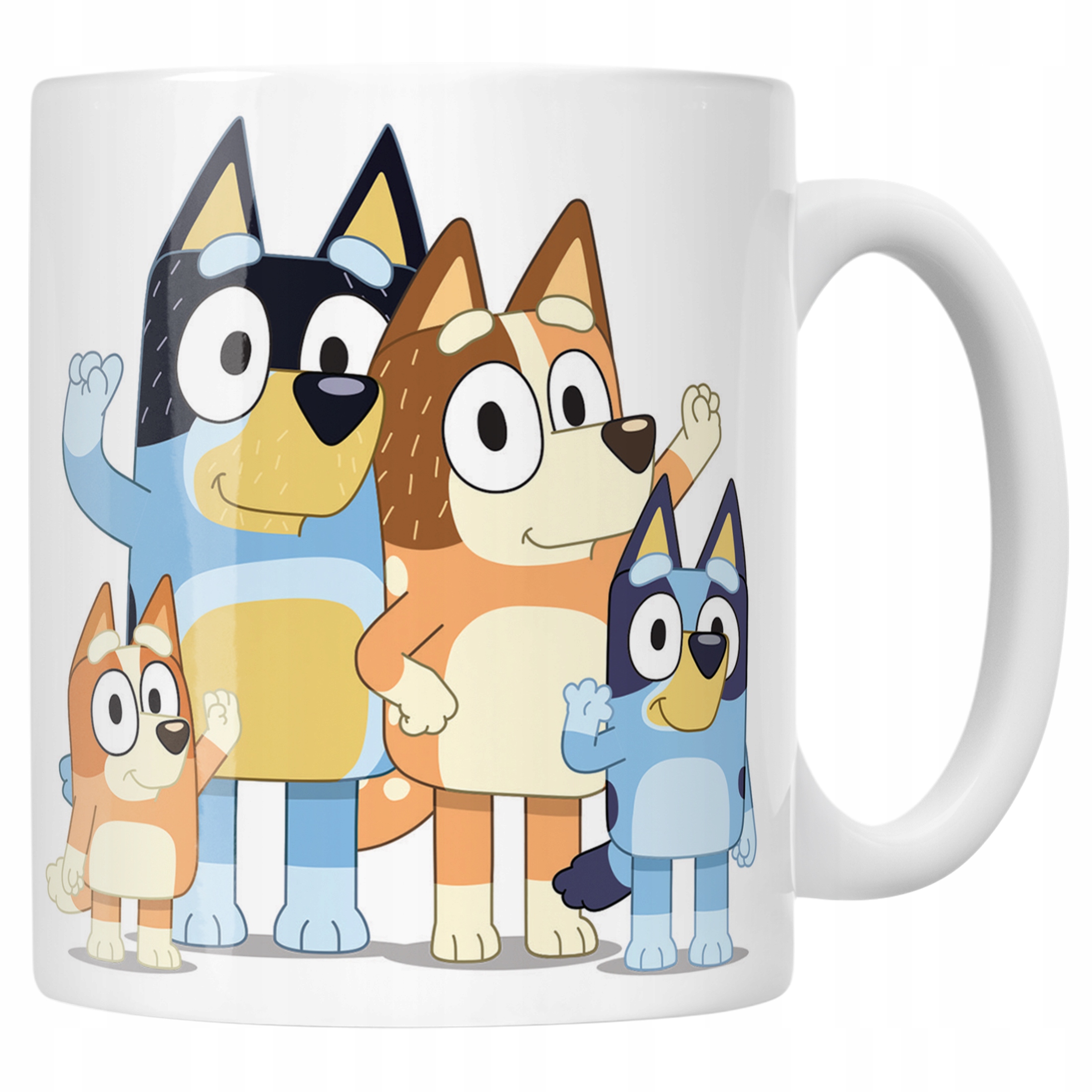 Kubek ceramiczny Bluey Bingo Dla Fana Bajki Dla Dzieci Prezent