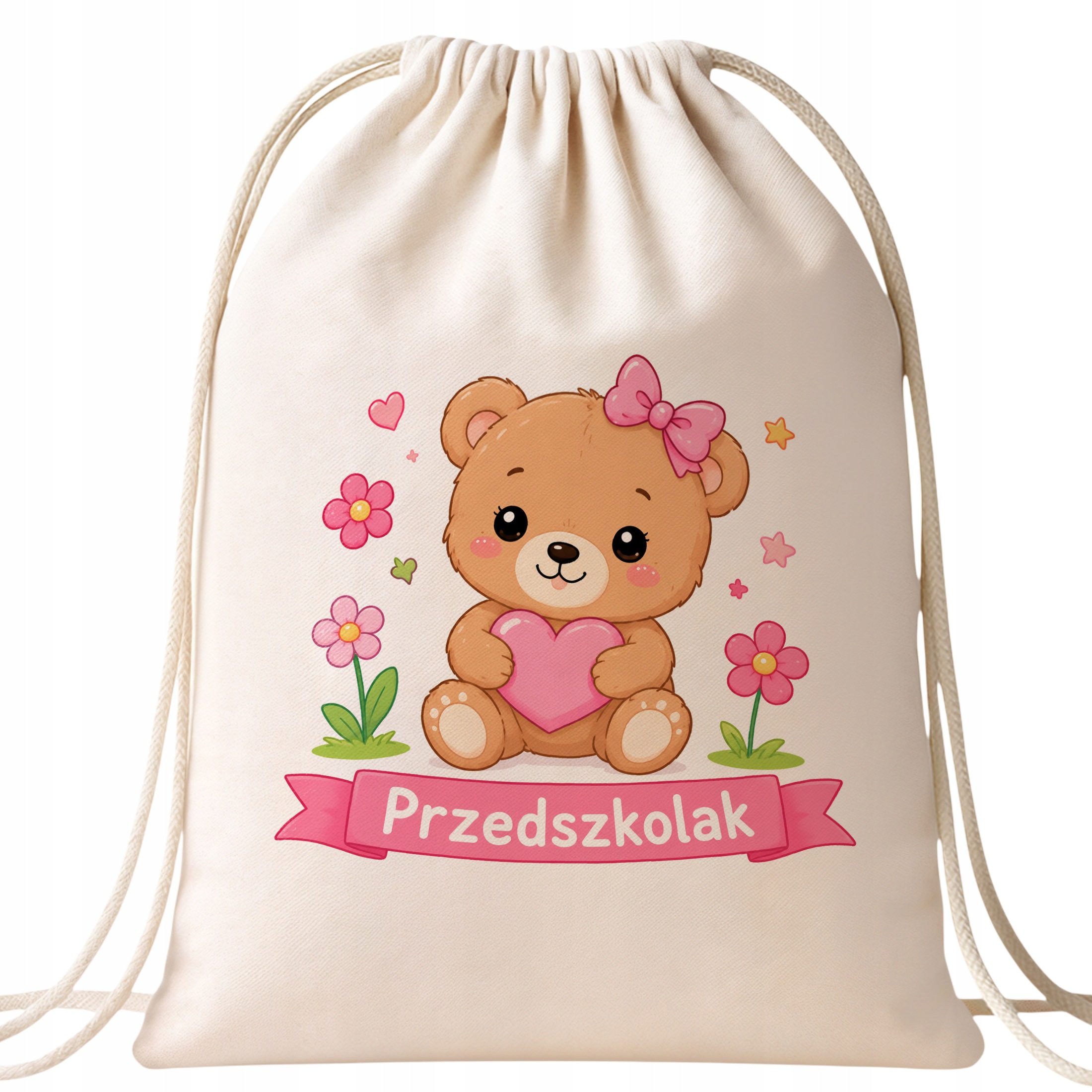 Zestaw Plecak Worek Kubek Emaliowany Z Nadrukiem Przedszkolak Szkoła