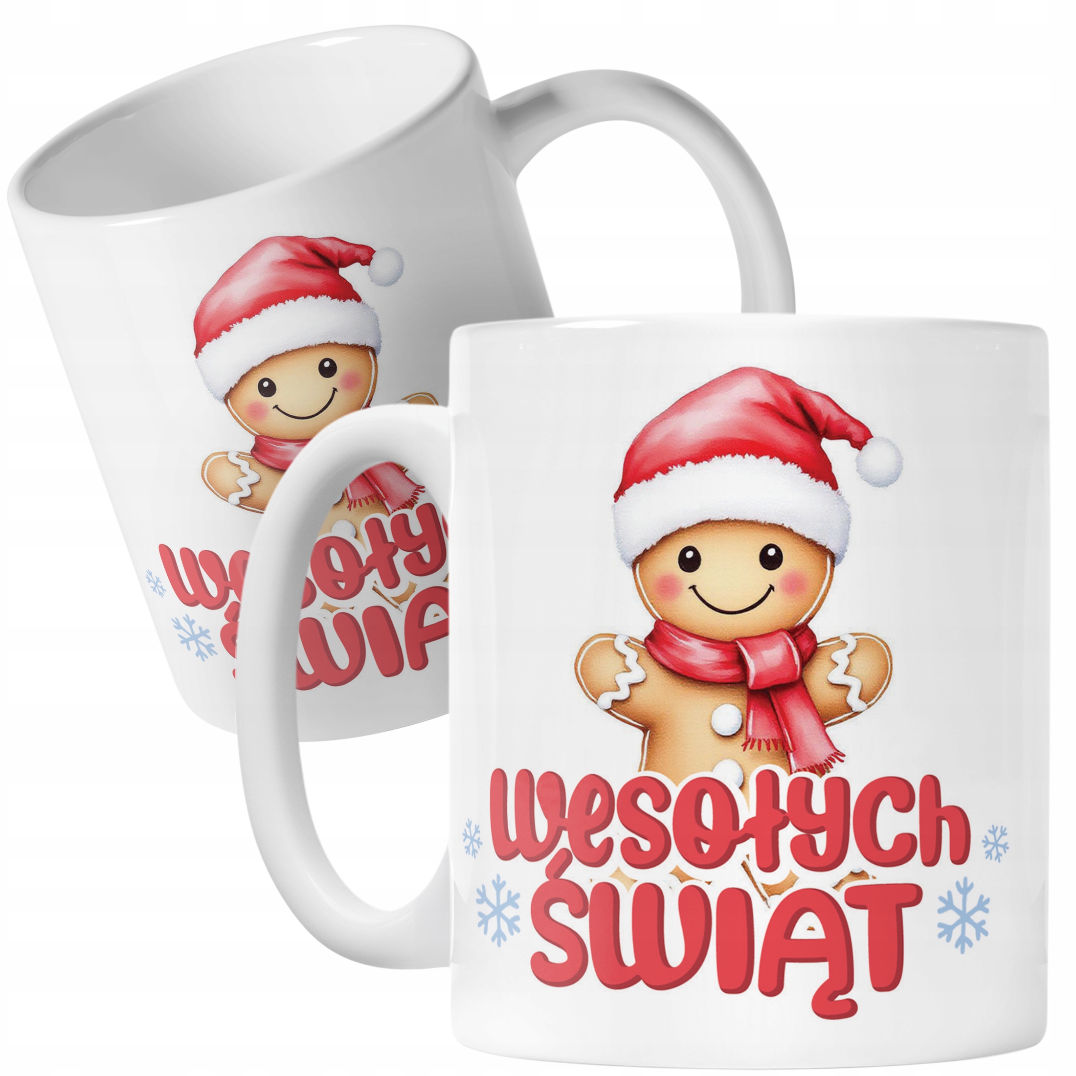 Kubek Ceramiczny Świąteczny Wesołych Świąt Boże Narodzenie Prezent