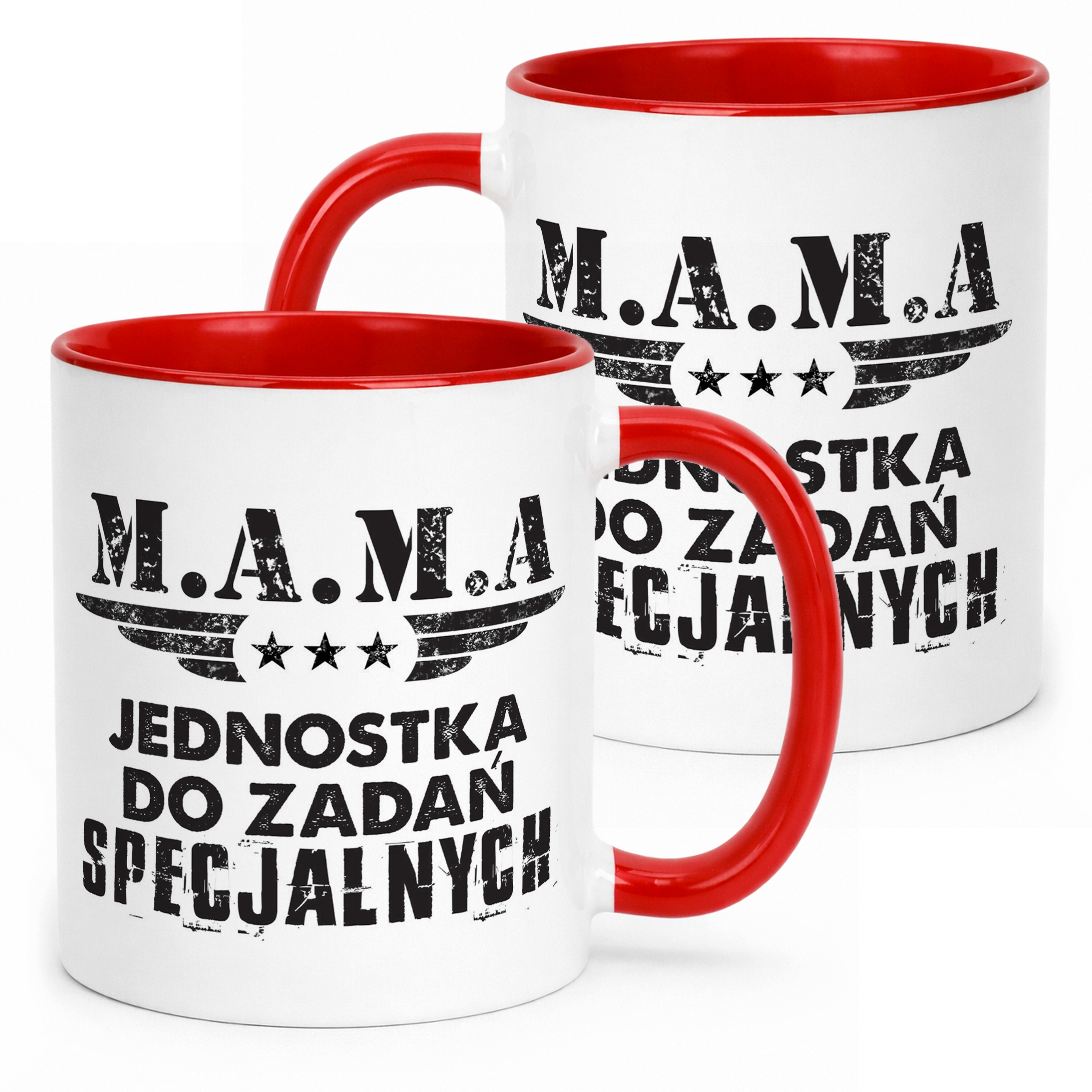 Kubek Czerwony Dzień Matki Dla Mamy Prezent Mama Jednostka Do Zadań
