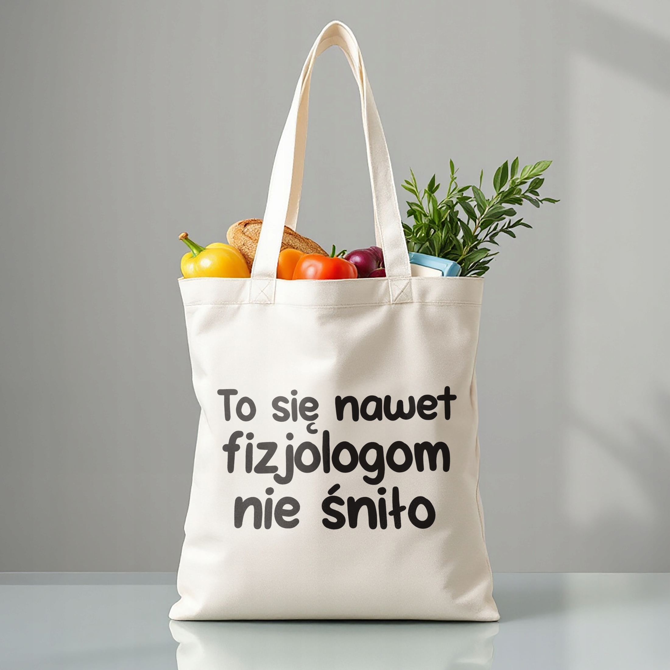 Torba bawełniana premium To Się Nawet Fizjologom Nie Śniło Prezent