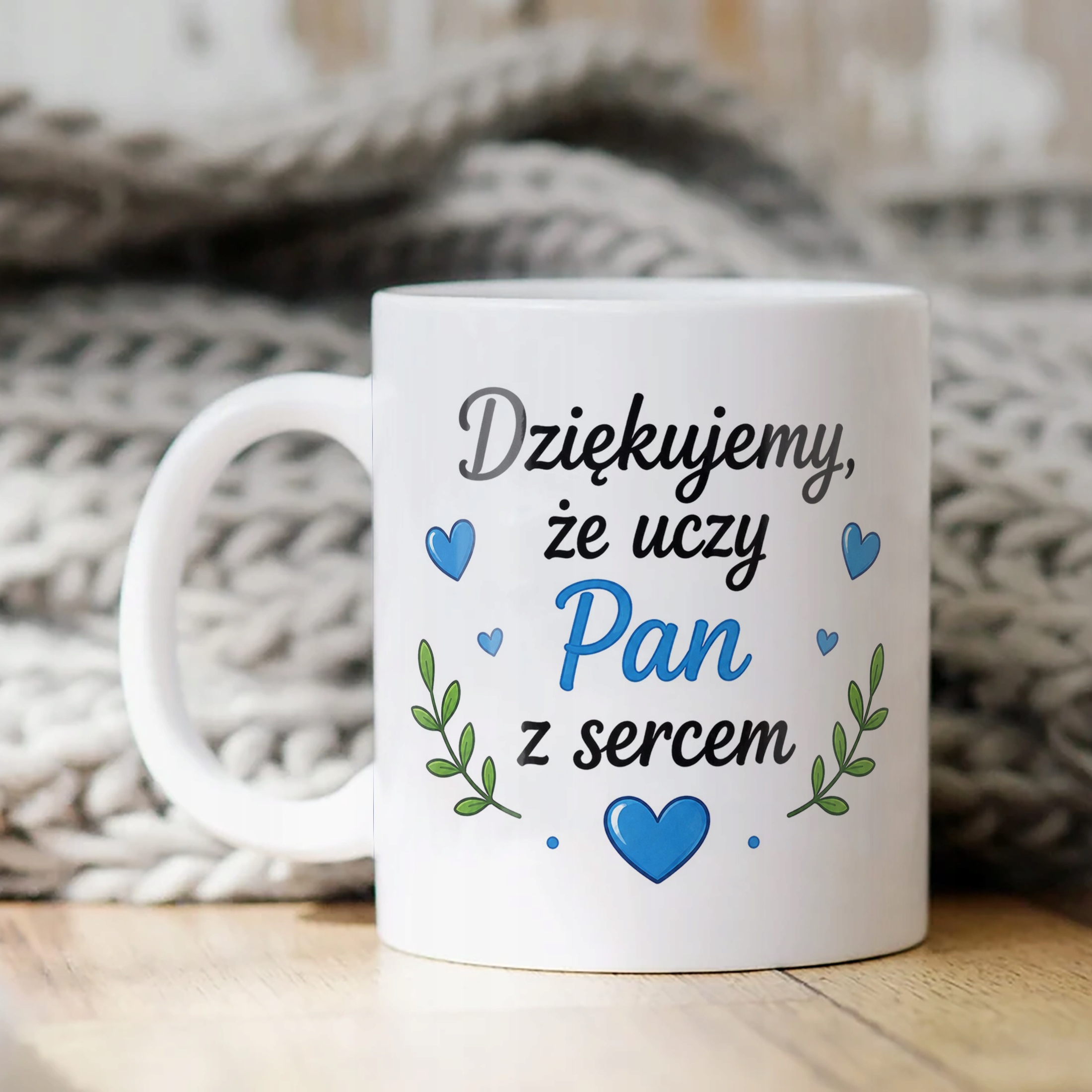 Kubek Dzień Nauczyciela Zakończenie Roku Dla Nauczyciela Prezent Upominek