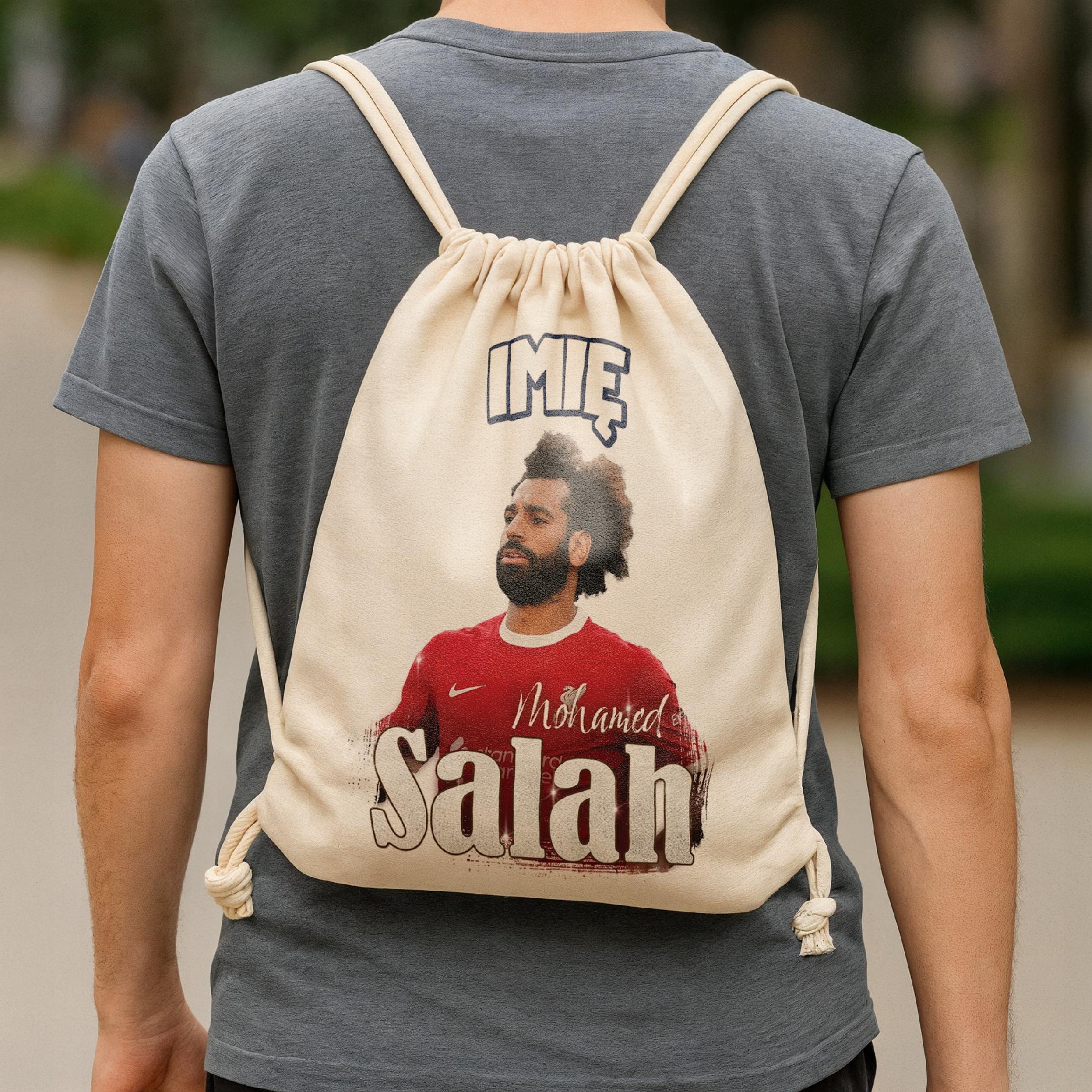 Plecak personalizowany Mohamed Salah dla kibiców Liverpool