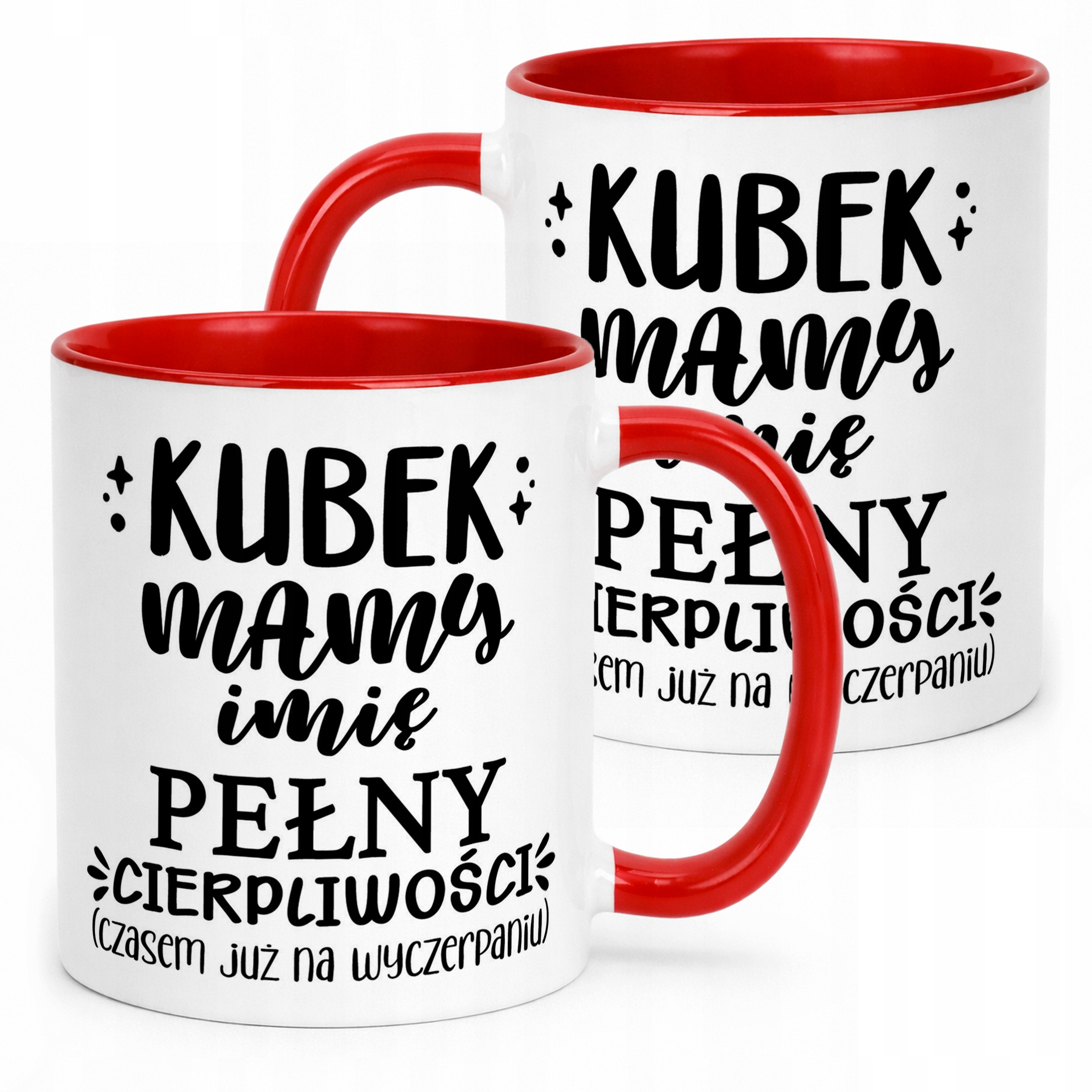 Kubek Czerwony Personalizowany Dzień Matki Dla Mamy Prezent Upominek