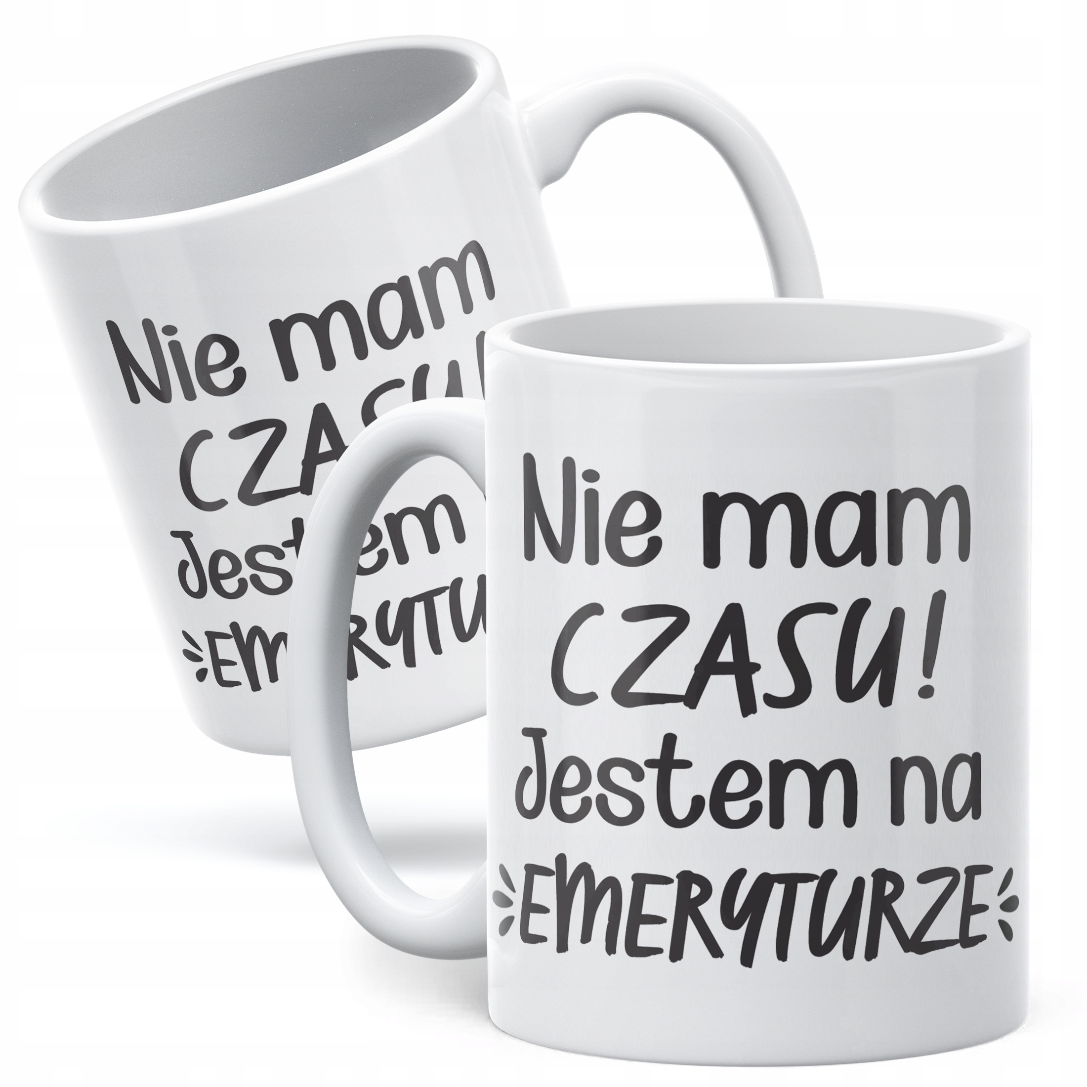 Kubek ceramiczny z okazji Emerytury Dla Emeryta Emerytki Prezent Upominek