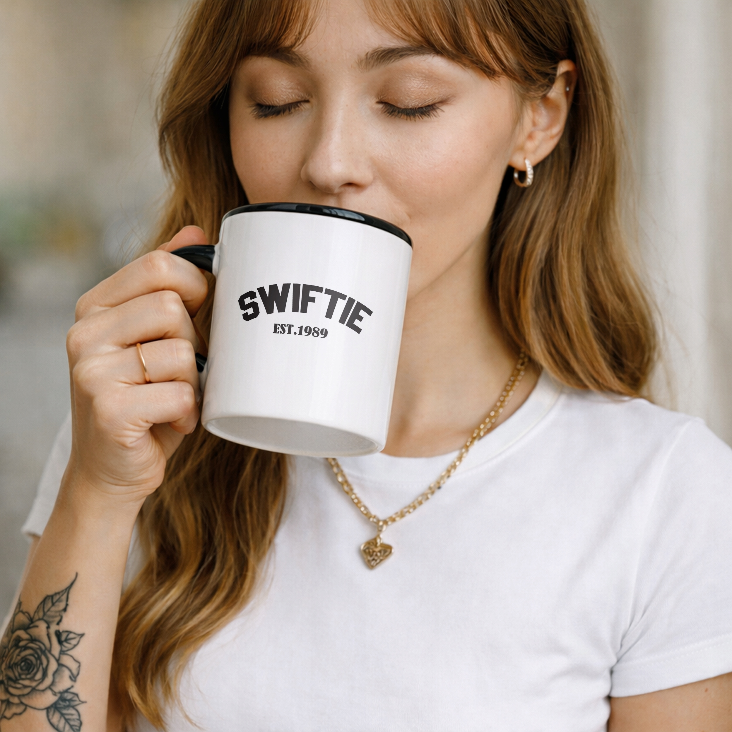 Kubek Czarny Taylor Swift Swiftie 1989 Dla Fanów Prezent