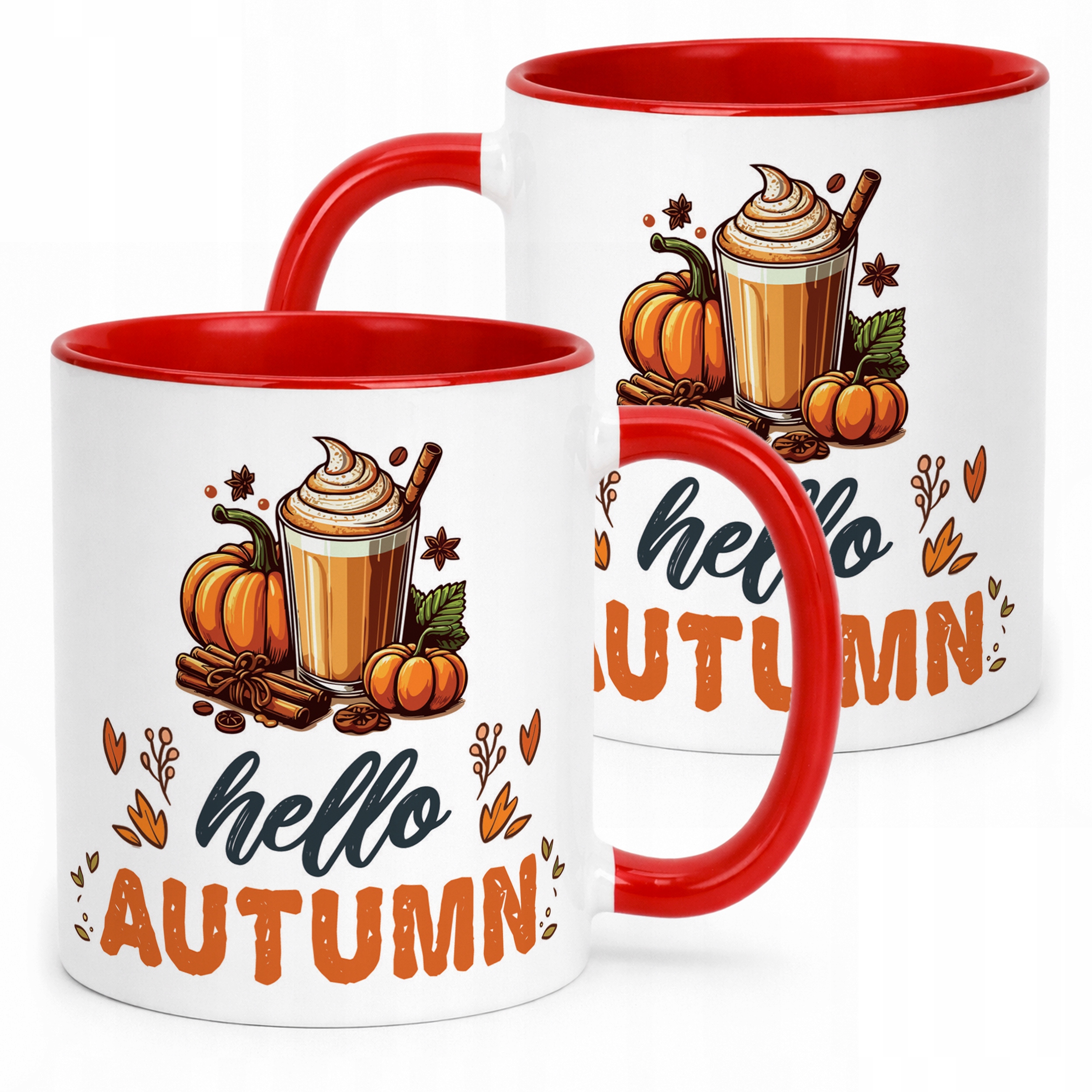 Kubek ceramiczny Jesienny Jesień Hello Pumpkin Dynia Prezent
