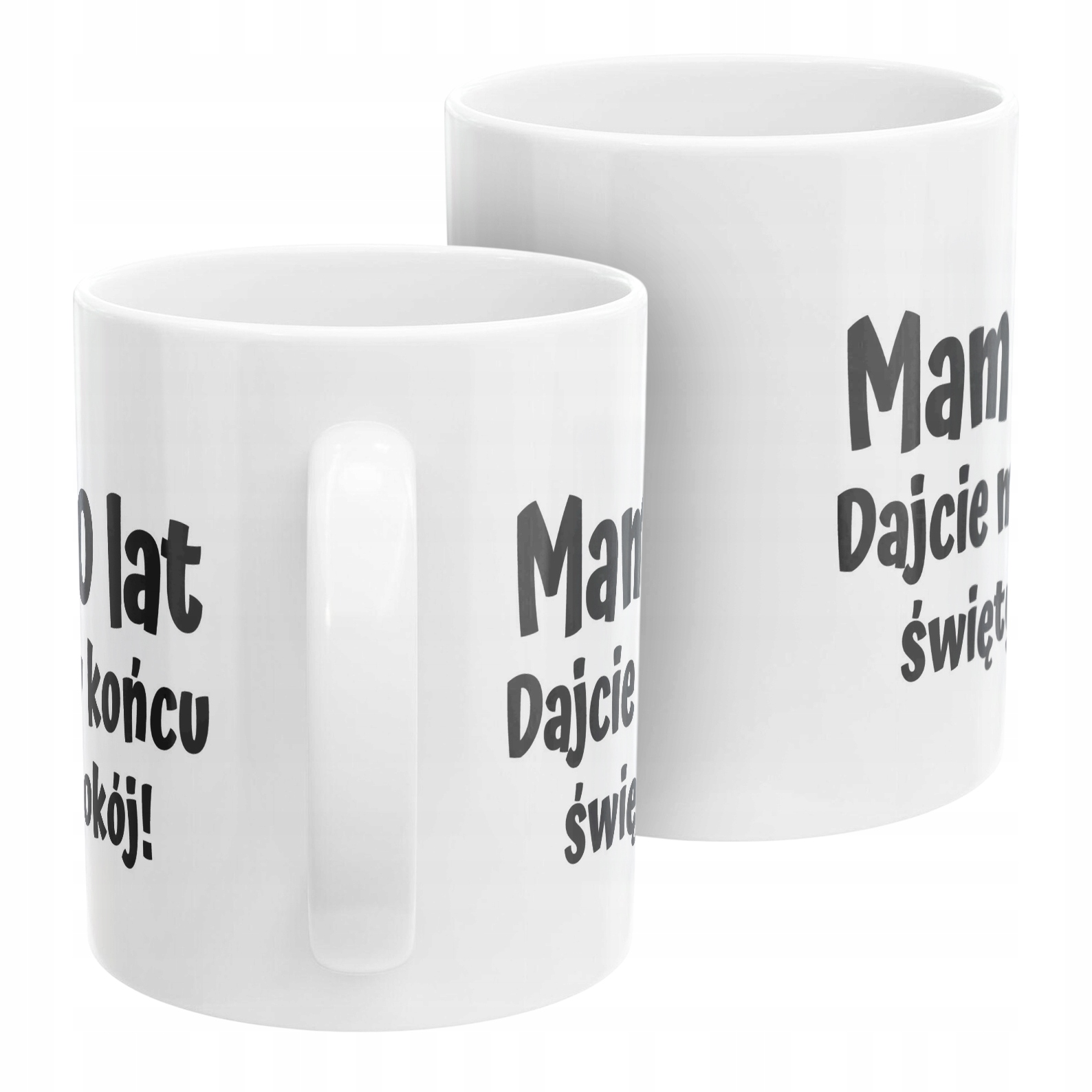 Kubek ceramiczny Mam 80 Lat Na Urodziny Prezent Upominek