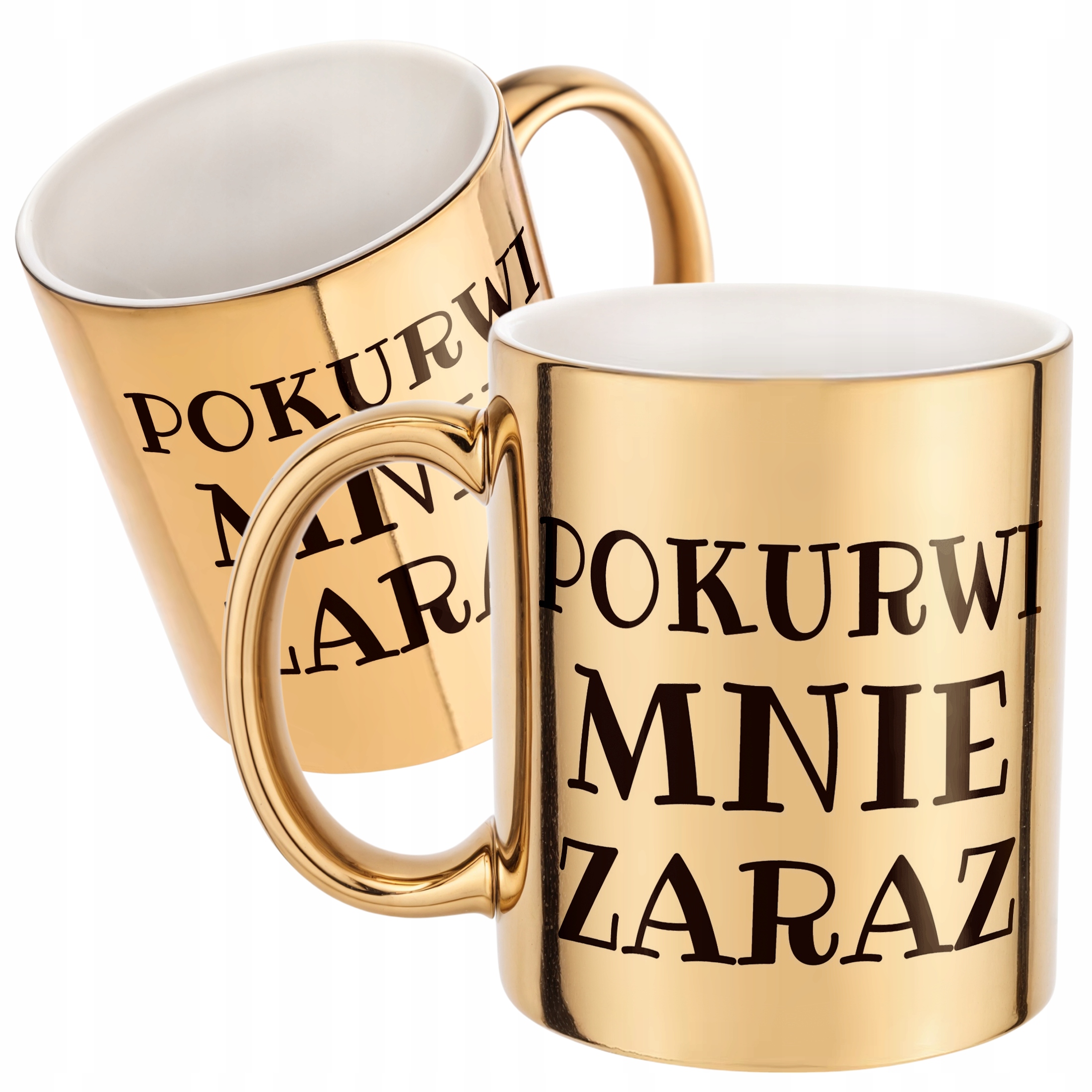 Złoty Kubek Pok**wi Mnie Zaraz Śmieszny Zabawny Prezent