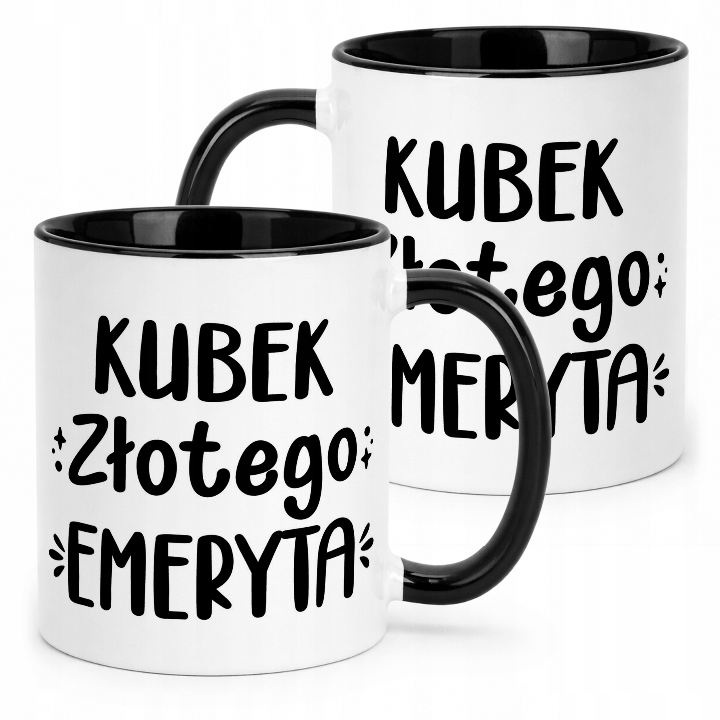Kubek Czarny z okazji Emerytury Dla Emeryta Prezent Upominek