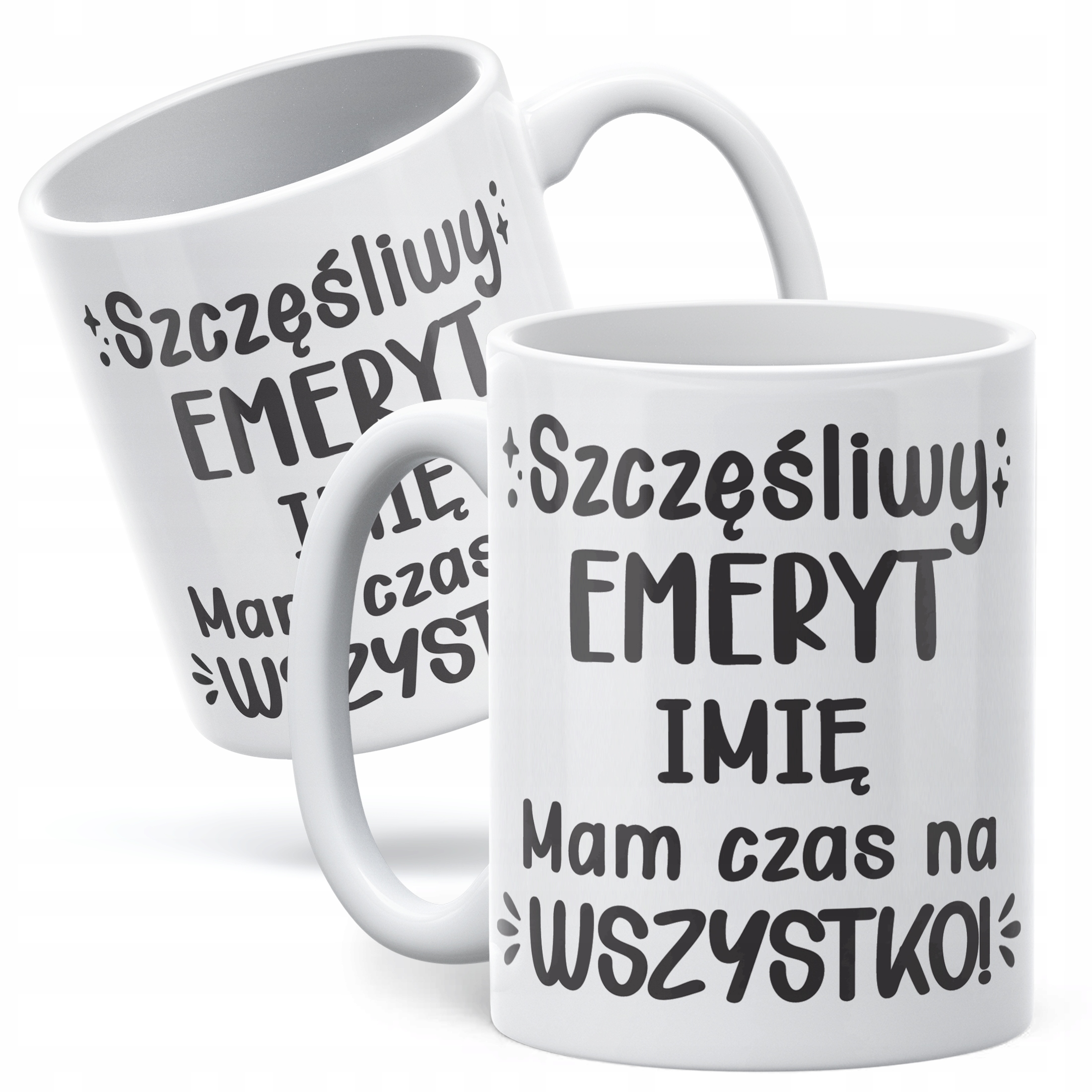 Kubek ceramiczny Personalizowany z okazji Emerytury Dla Emeryta Prezent