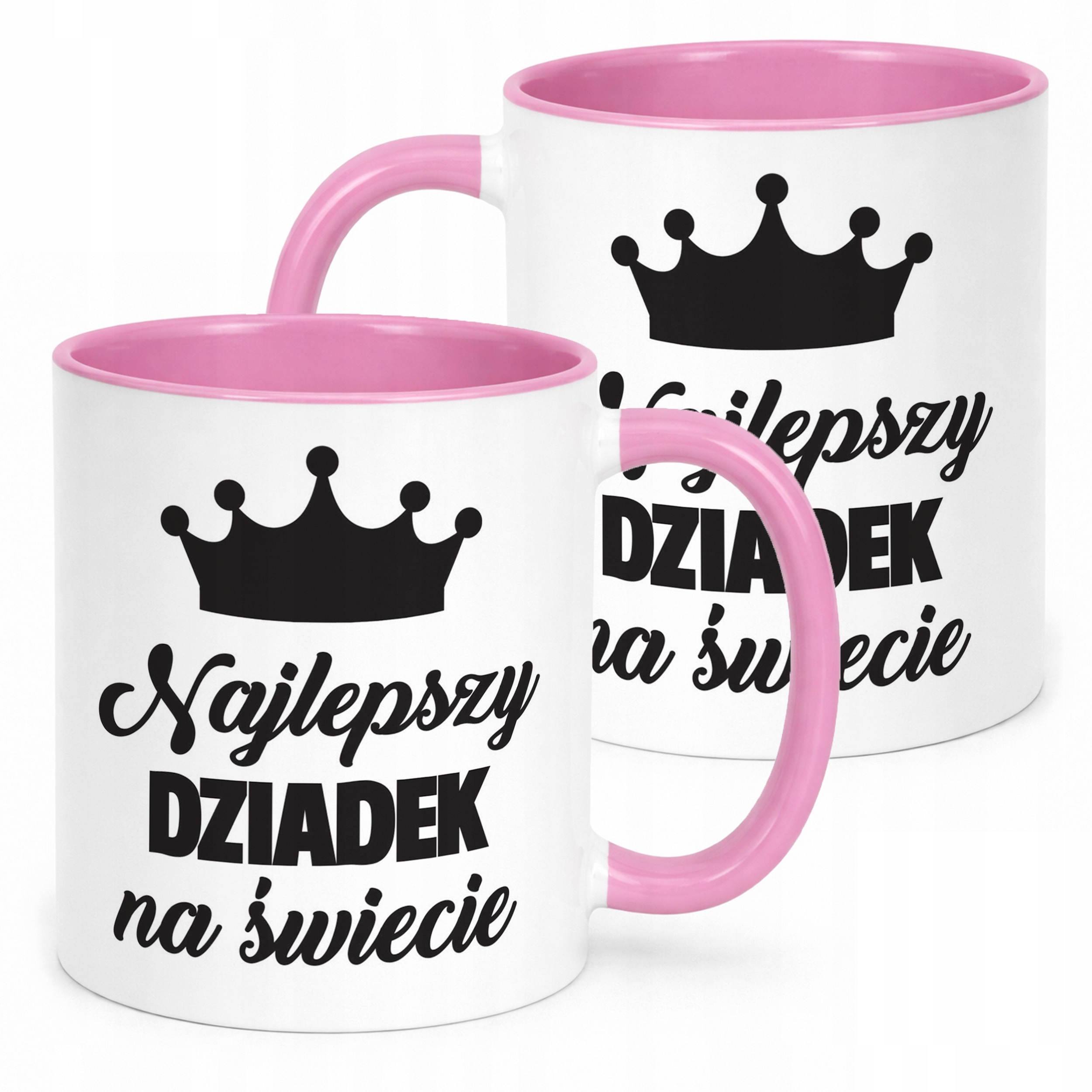 Kubek Różowy Dzień Dziadka Dla Dziadka Prezent Upominek