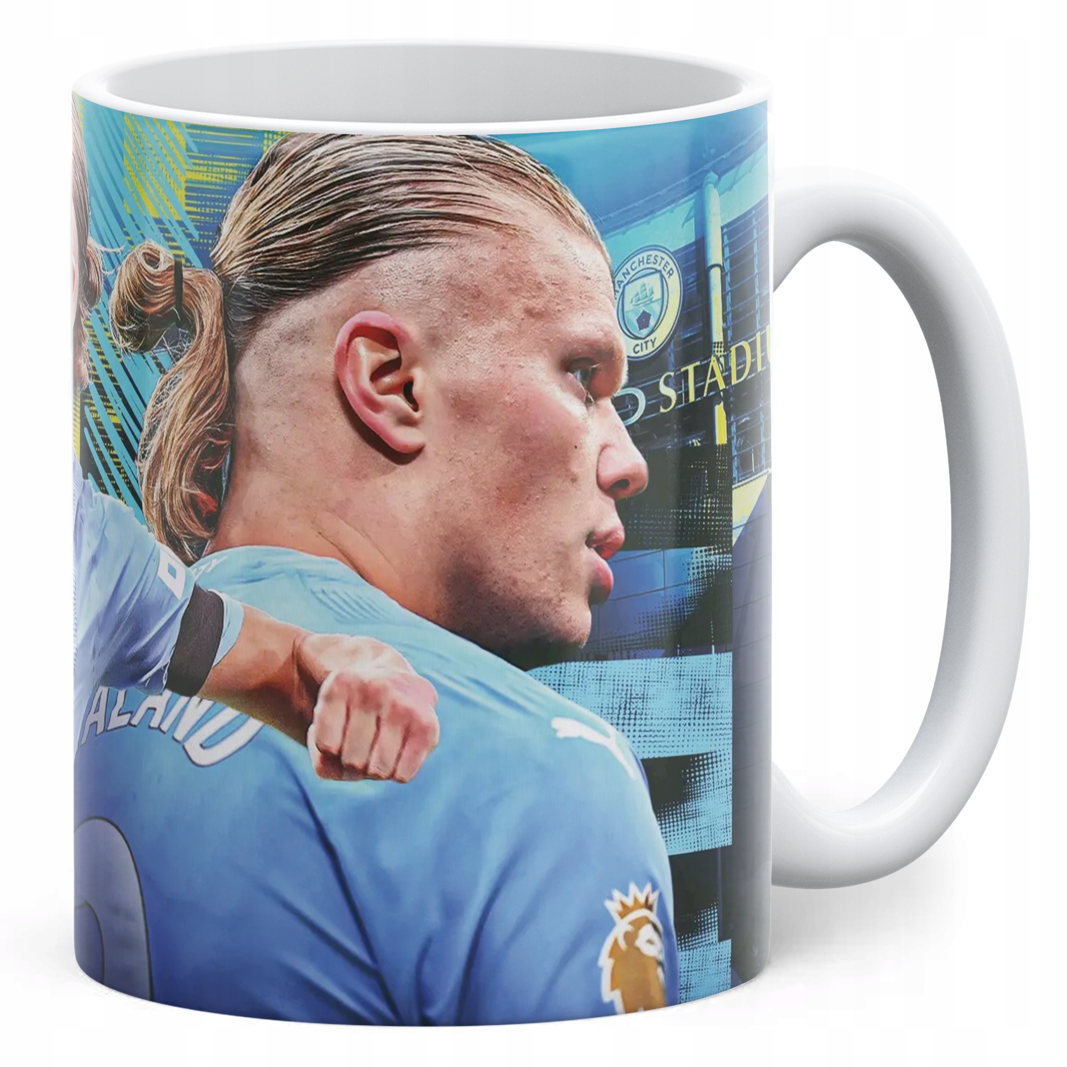 Kubek Erling Haaland dla fanów Manchester City dla kibica na prezent