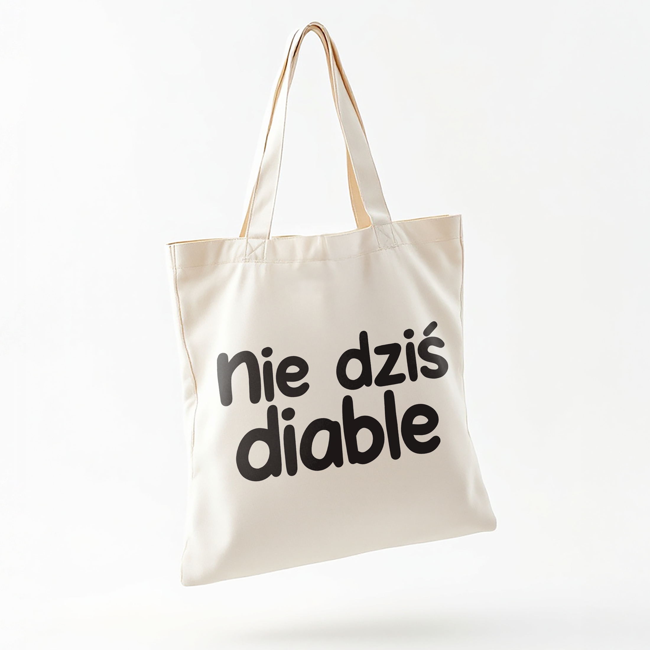 Torba bawełniana na zakupy Nie Dziś Diable Zabawny Prezent