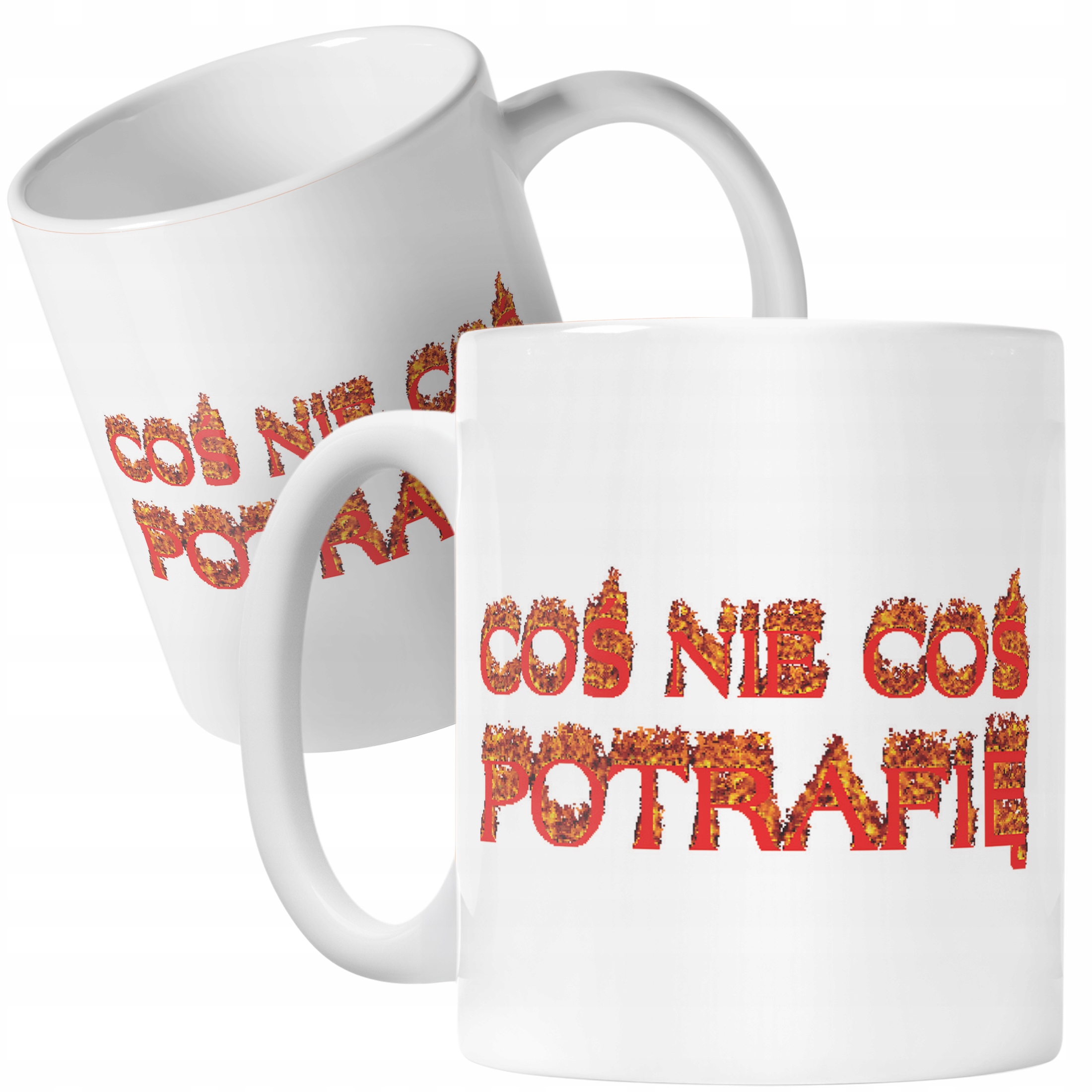 Kubek ceramiczny Coś nie coś potrafię Memy Zabawne Prezent