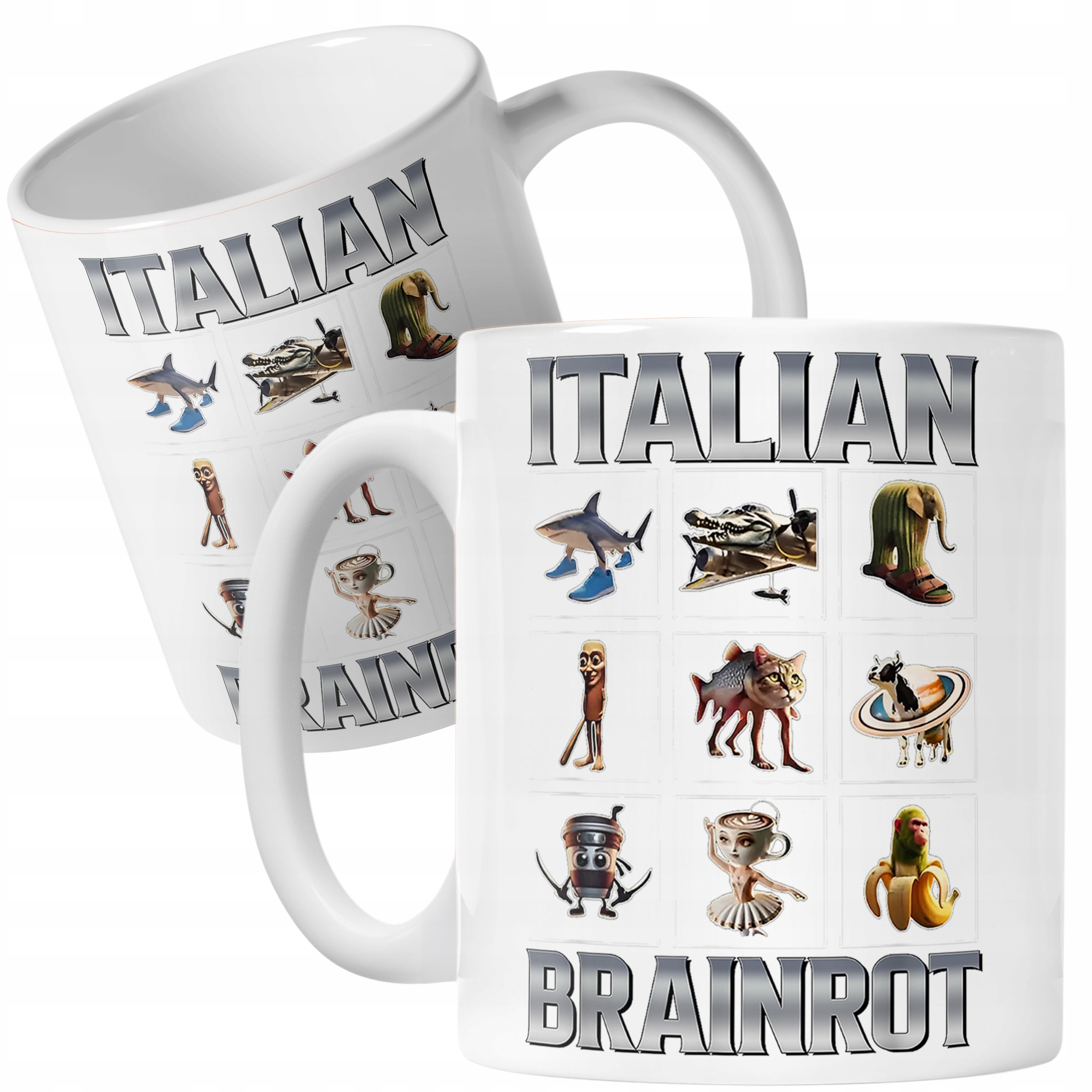 Kubek ceramiczny Italian Brainrott viral tiktok mem