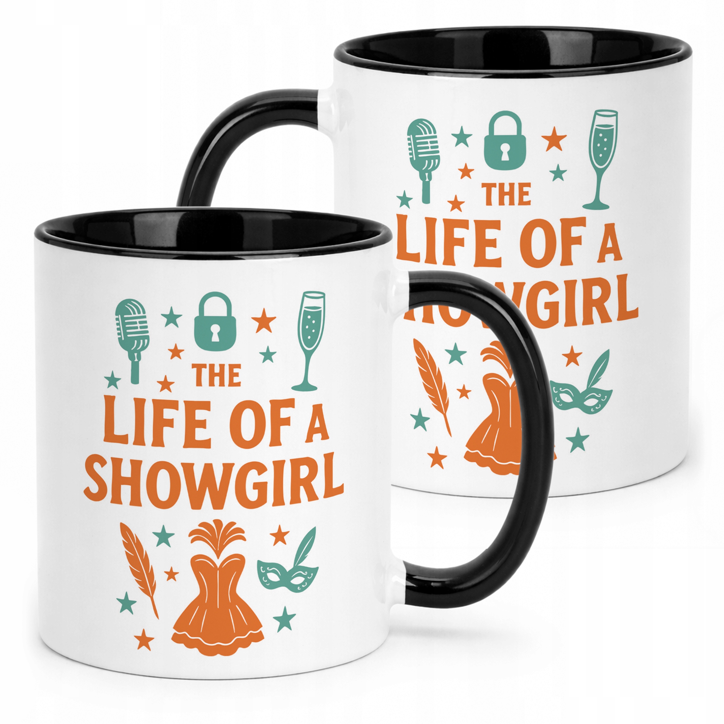 Kubek Czarny Taylor Swift The Life Of A Showgirl Dla Fanów Prezent