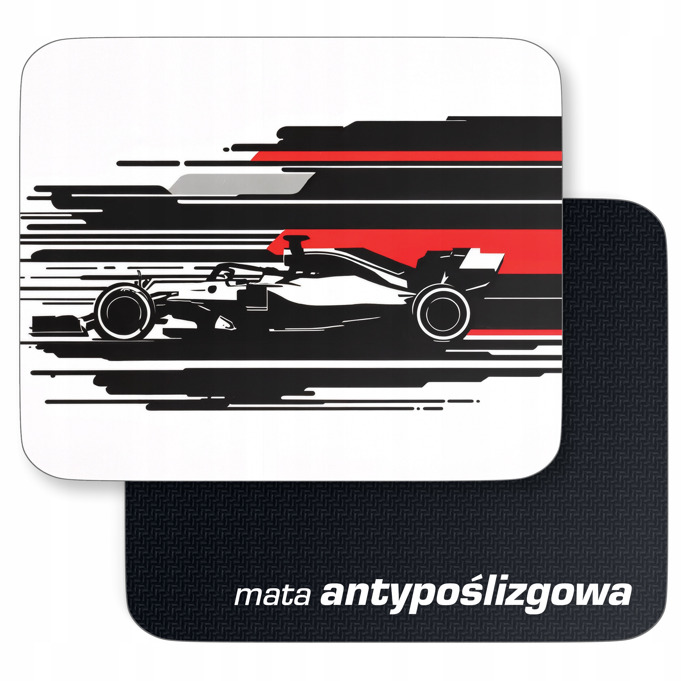 Podkładka pod mysz 22×18 cm Formuła 1 Bolid Motoryzacja Wyścig