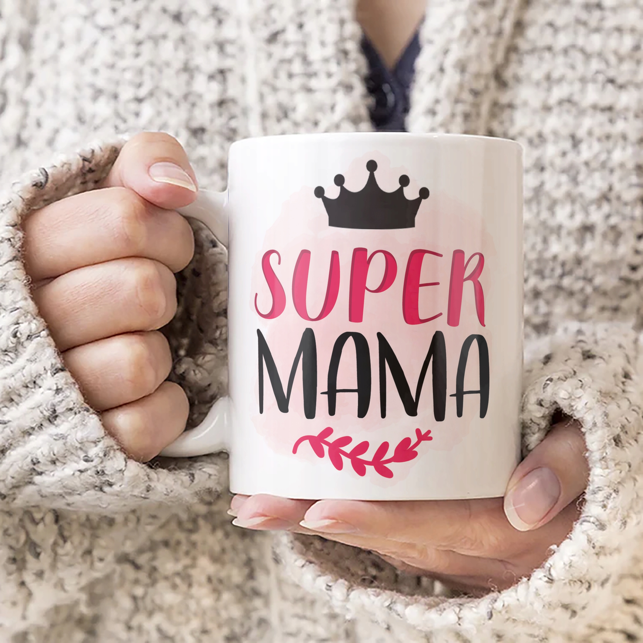 Kubek ceramiczny Dzień Matki Dla Mamy Prezent Upominek Super Mama