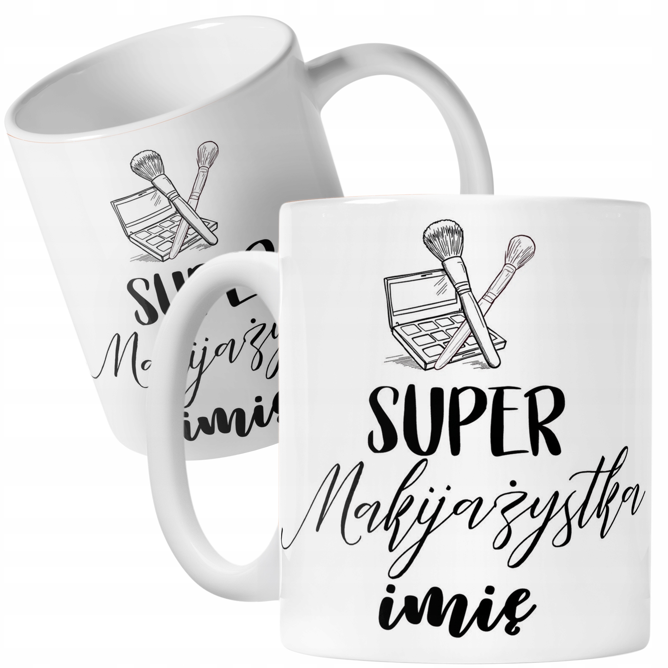 Kubek Ceramiczny Personalizowany Super Makijażystka Prezent