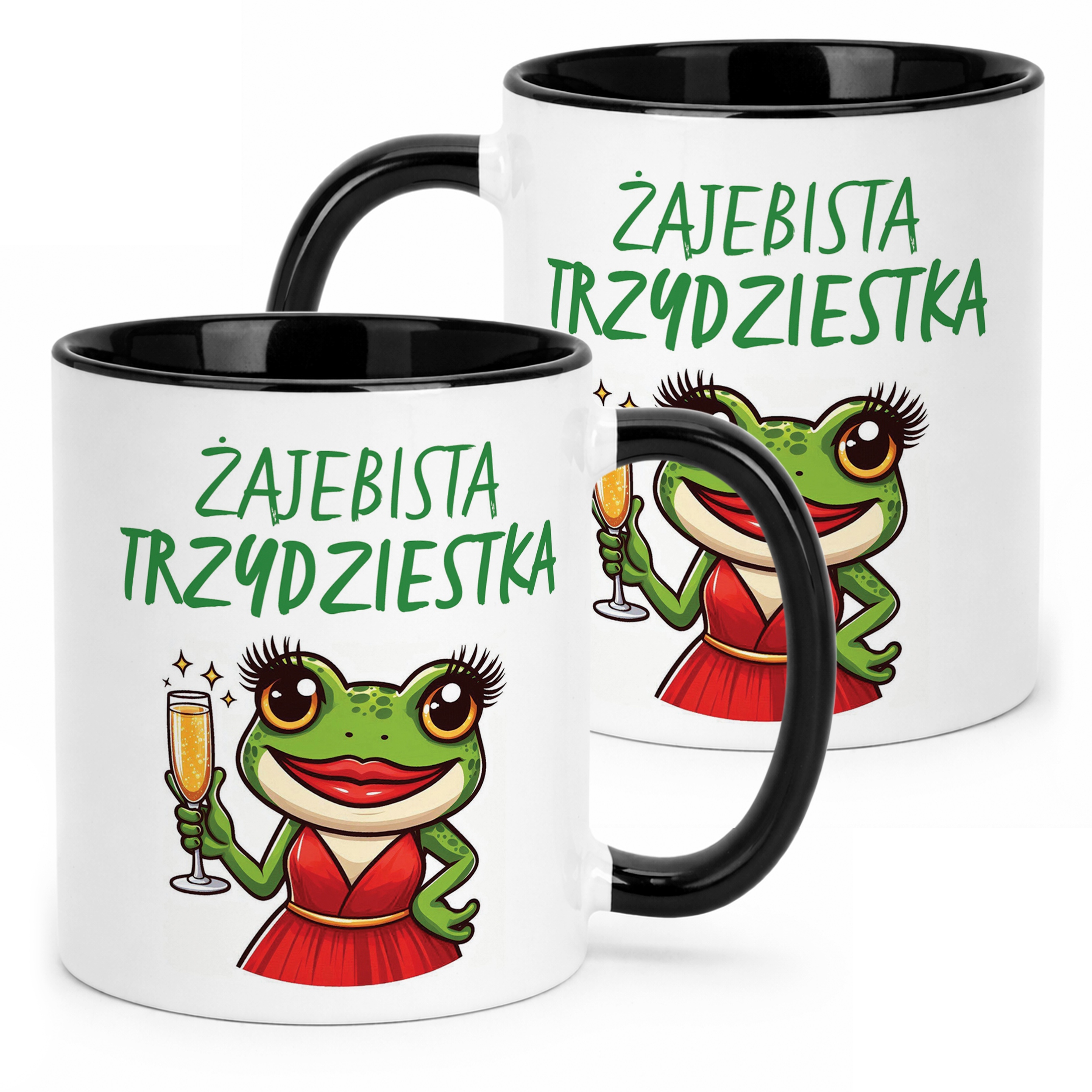 Kubek Czarny Żajebista 30 Dla Kobiety Na Urodziny Prezent