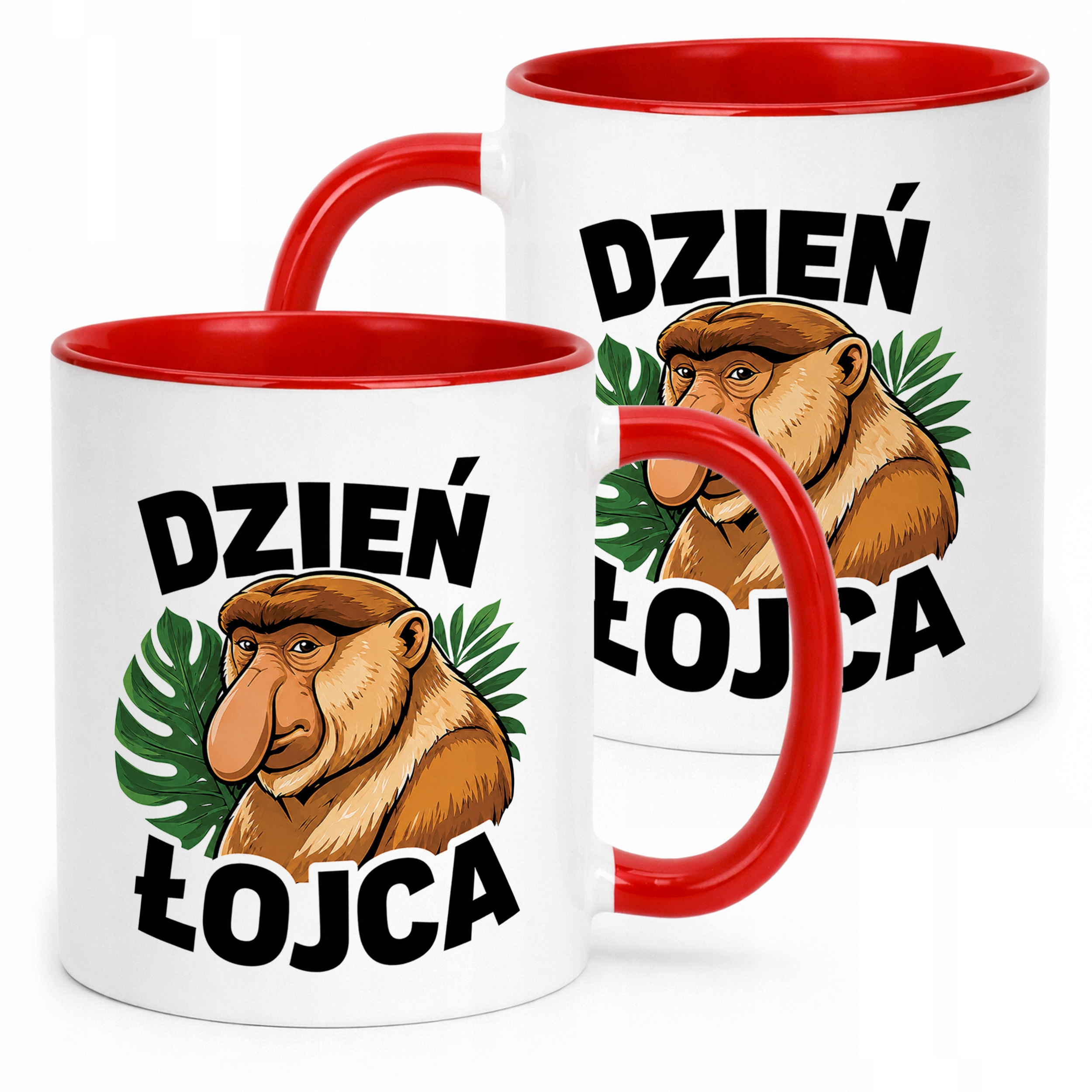 Kubek Czerwony dla taty na Dzień Ojca praktyczny prezent