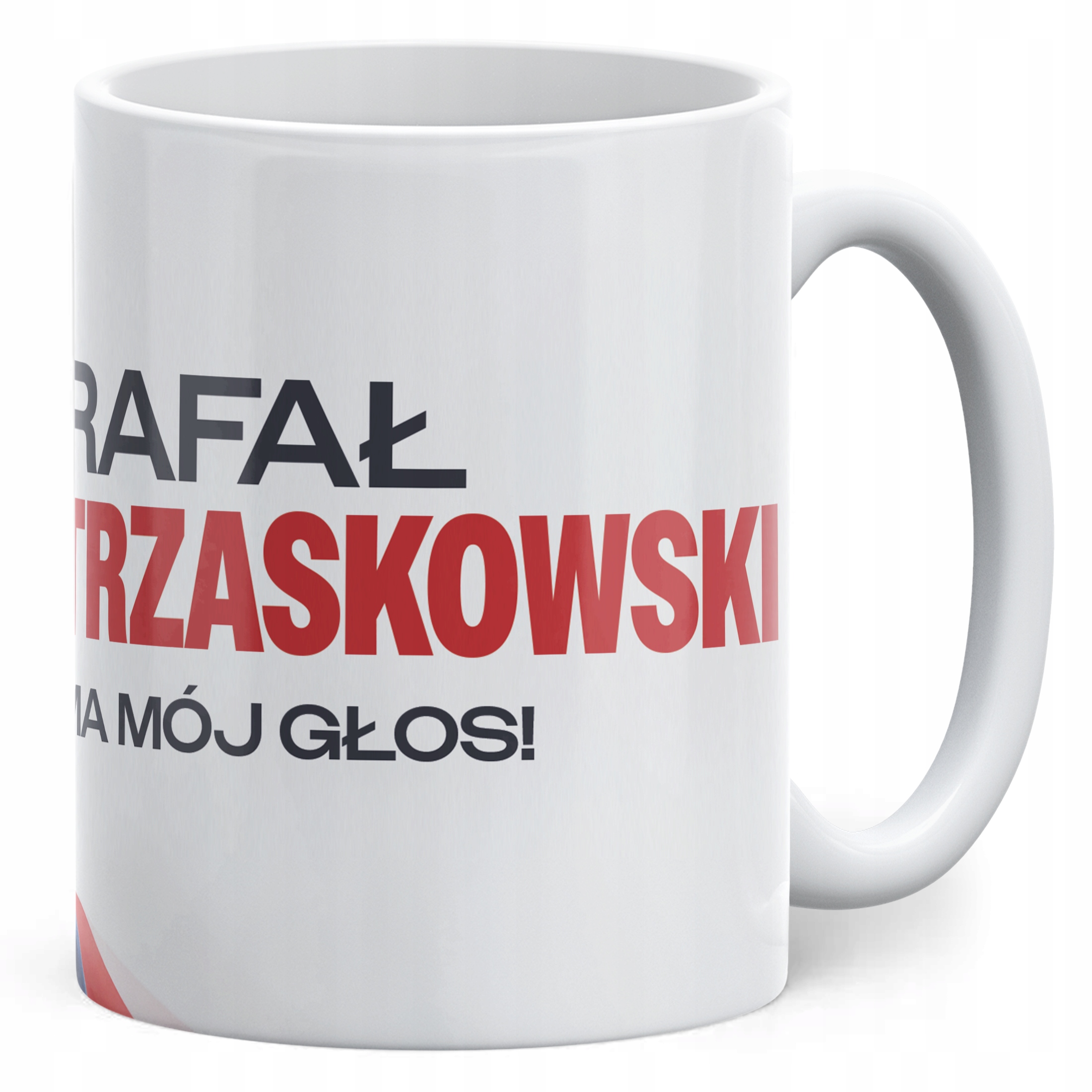 Kubek ceramiczny Rafał Trzaskowski Ma Mój Głos #Trzaskowski2025 PO
