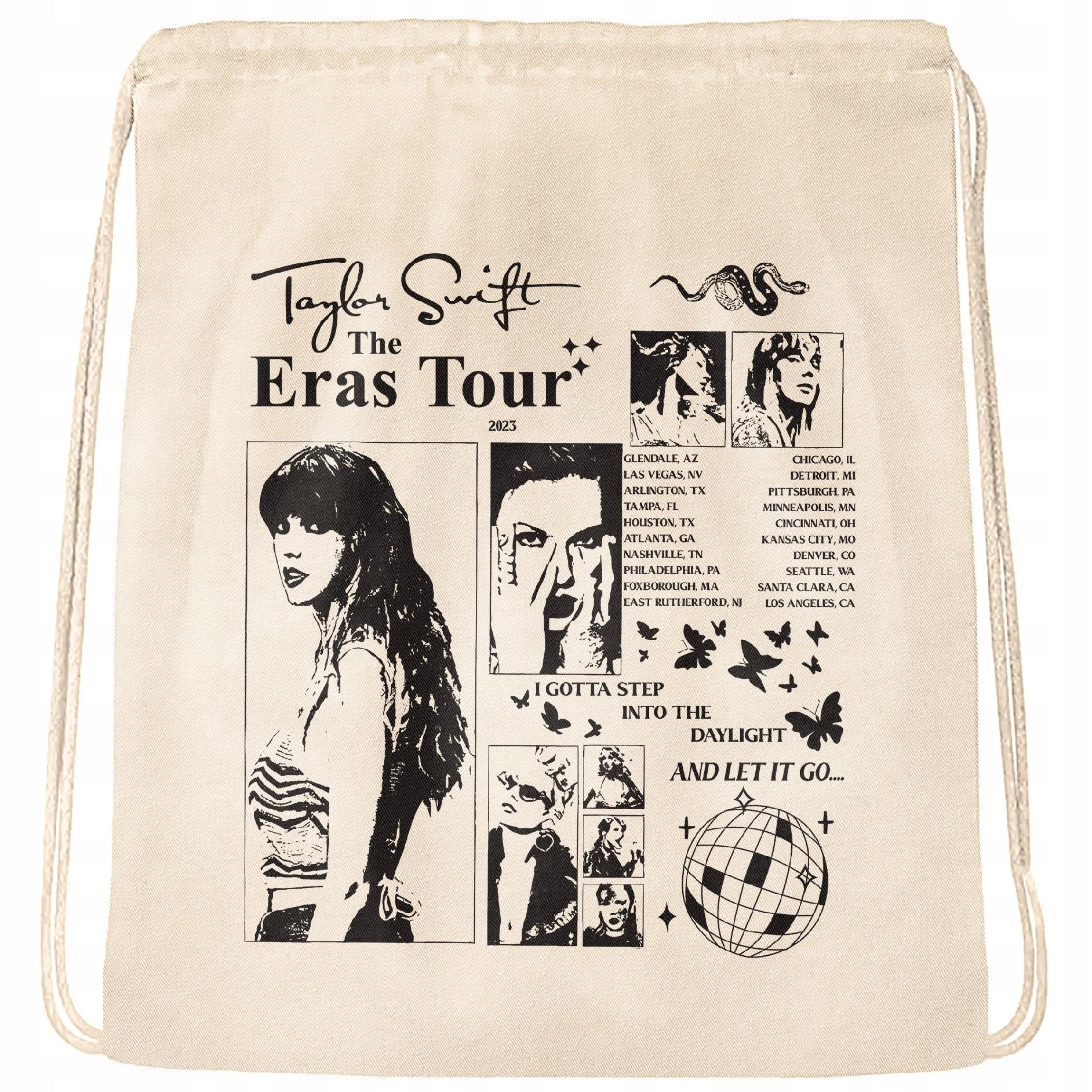Plecak bawełniany 34×40 Taylor Swift The Eras Tour