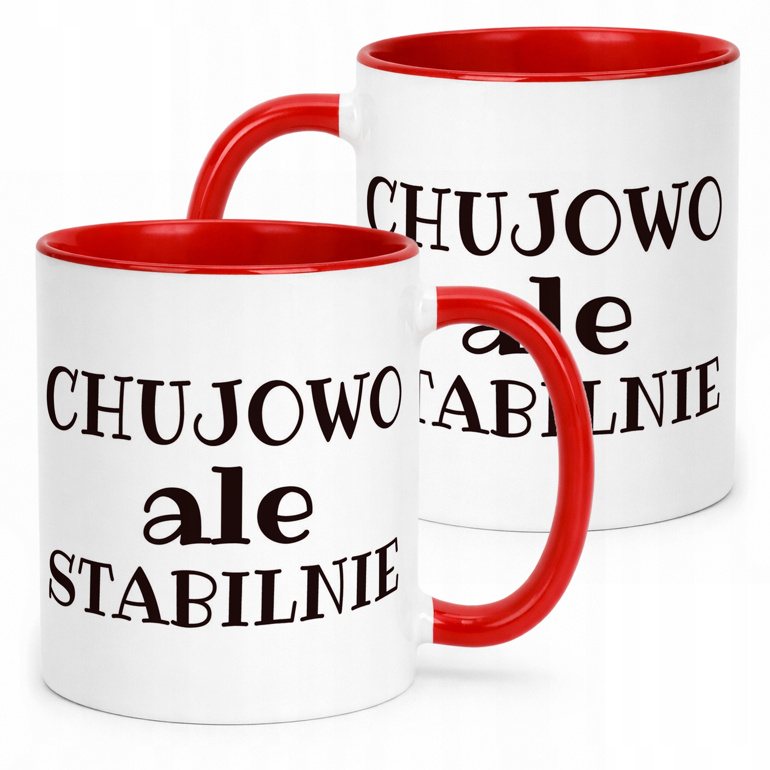 Kubek ceramiczny Ch**owo Ale Stablinie Śmieszny Zabawny Prezent
