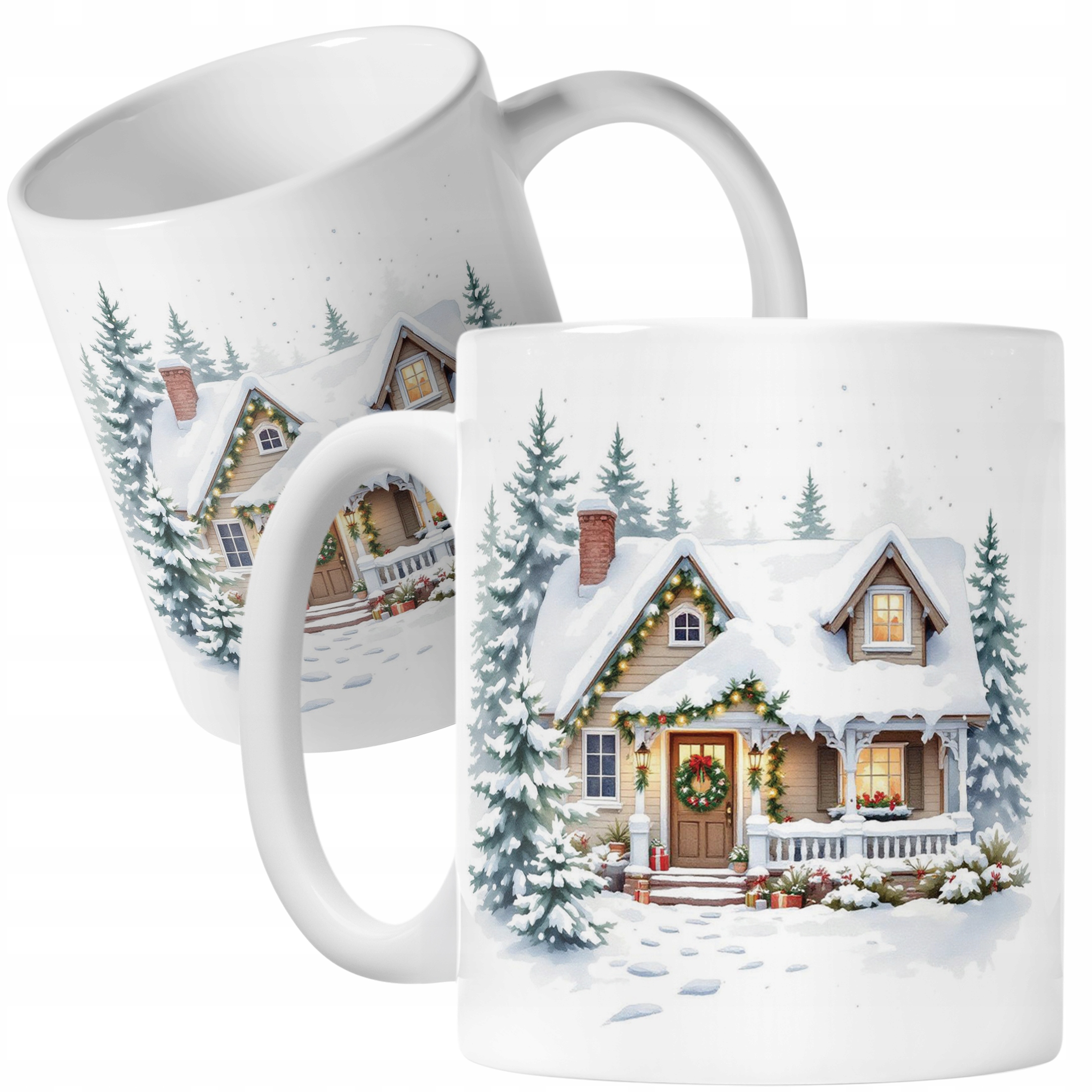 Kubek Ceramiczny Świąteczny Boże Narodzenie Mikołajki Prezent Upominek