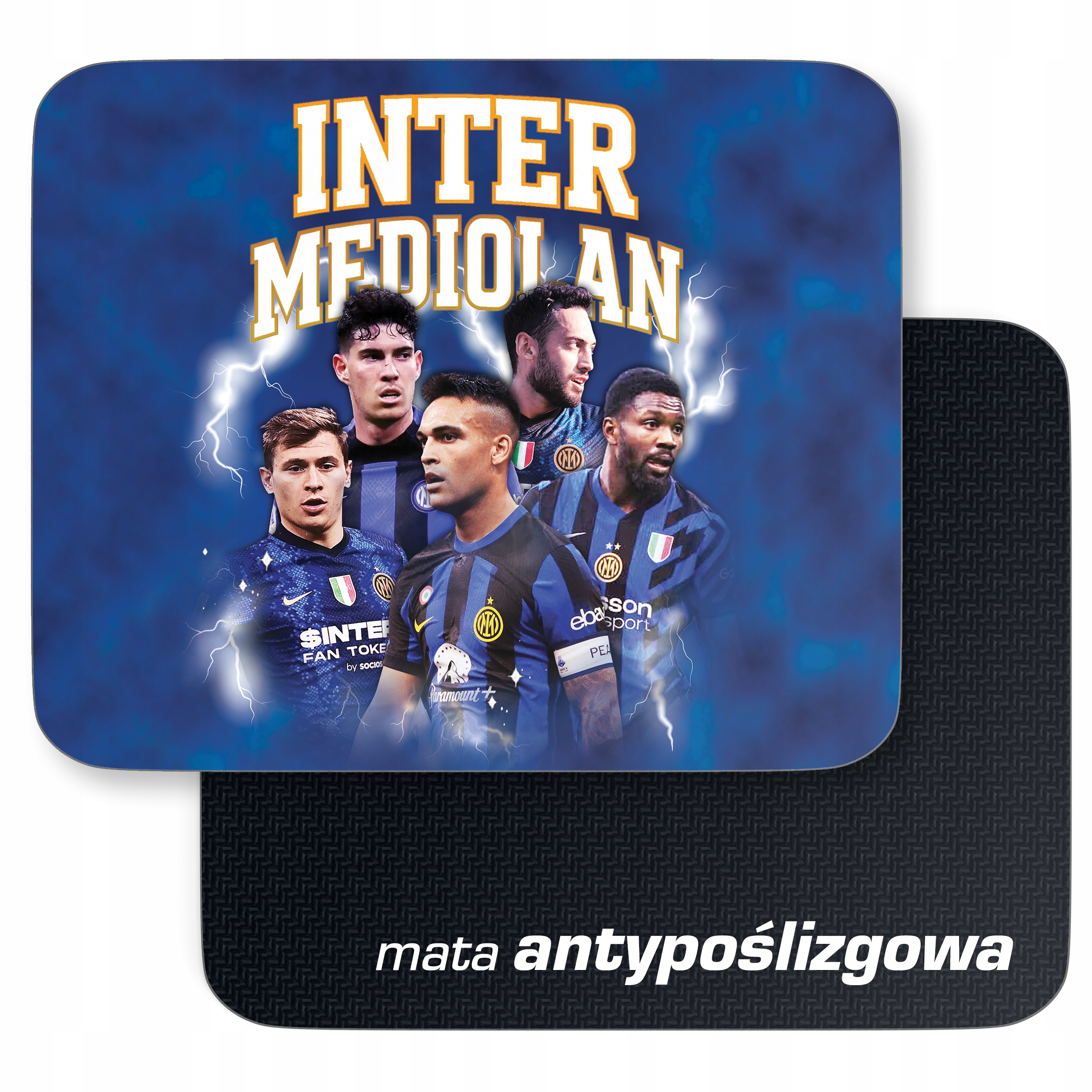 Podkładka pod mysz 22×18 cm Inter Mediolan Martínez Barella Thuram