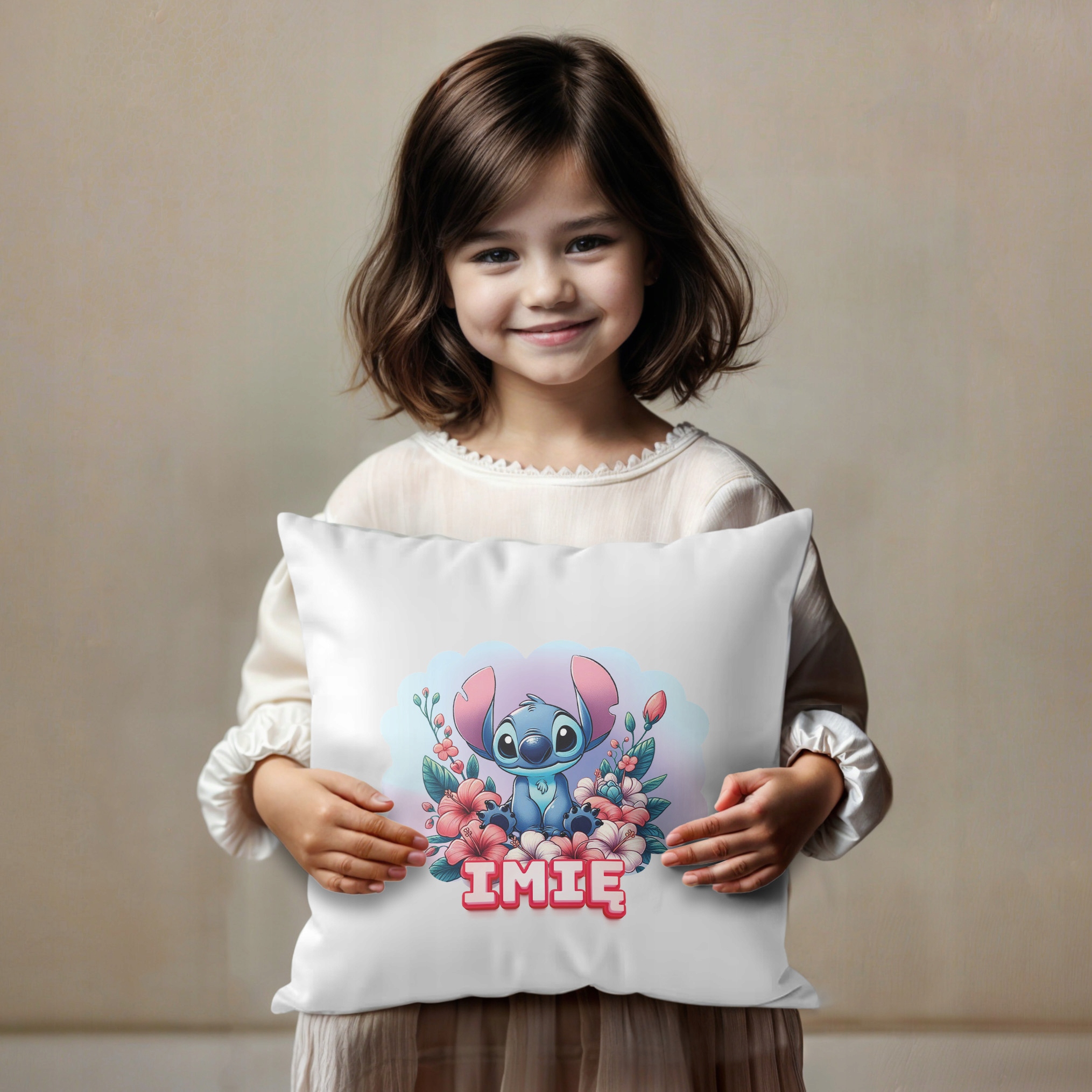 Poduszka 38×38 cm Sticz Lilo&Sticz dla dziecka