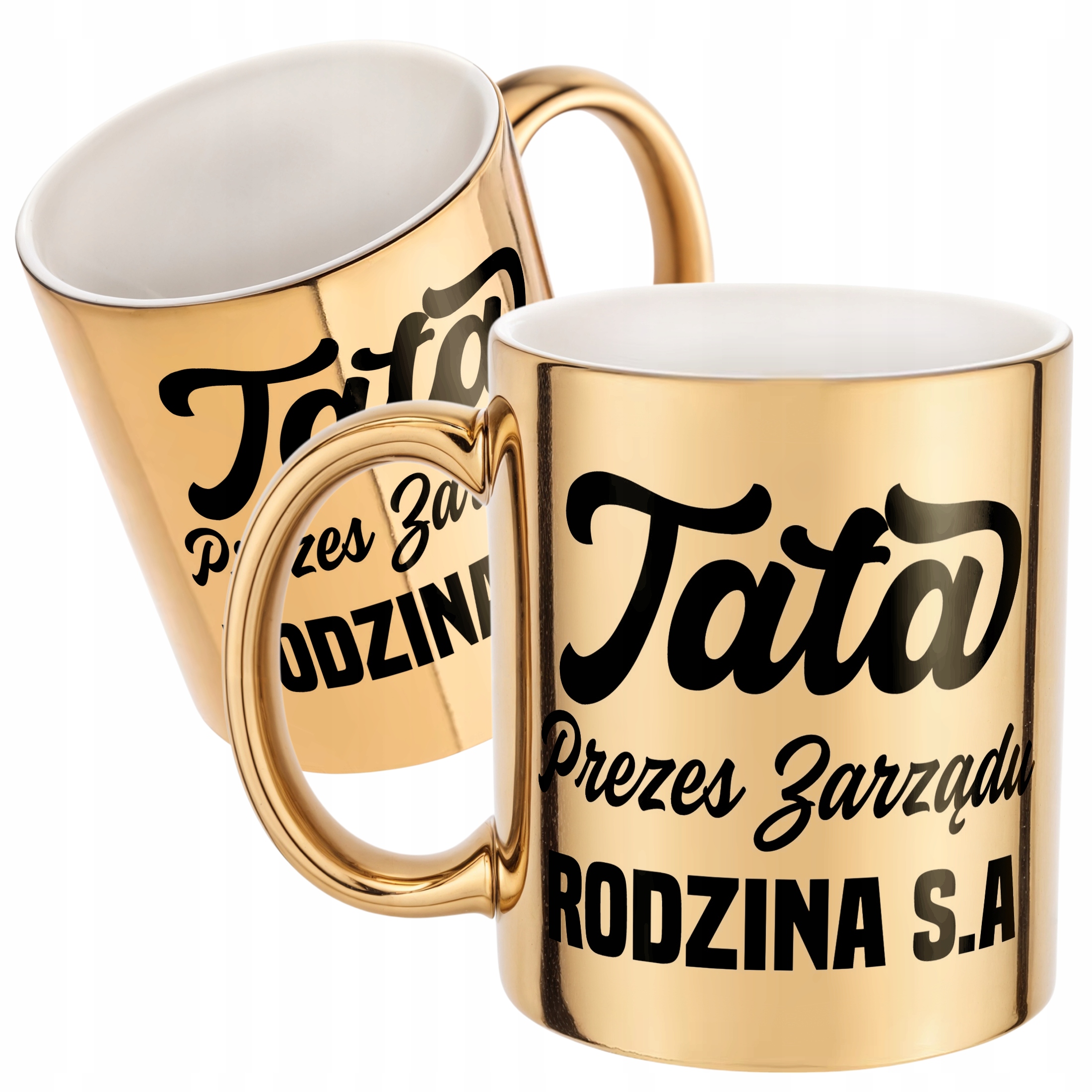 Złoty Kubek Dzień Ojca Dla Taty Prezes Zarządu Rodzina Prezent