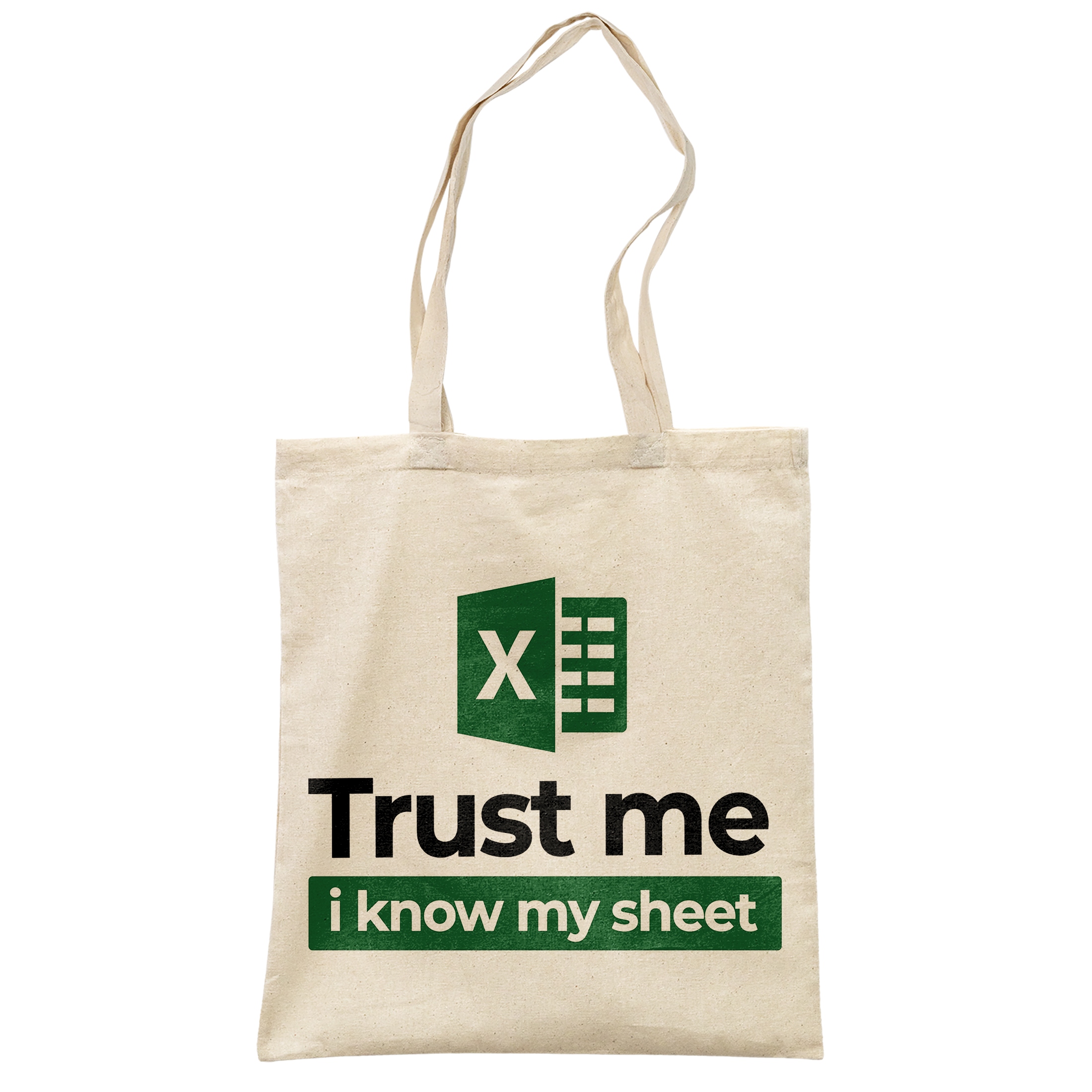 Torba bawełniana na zakupy Trust Me Excel Zabawny Prezent
