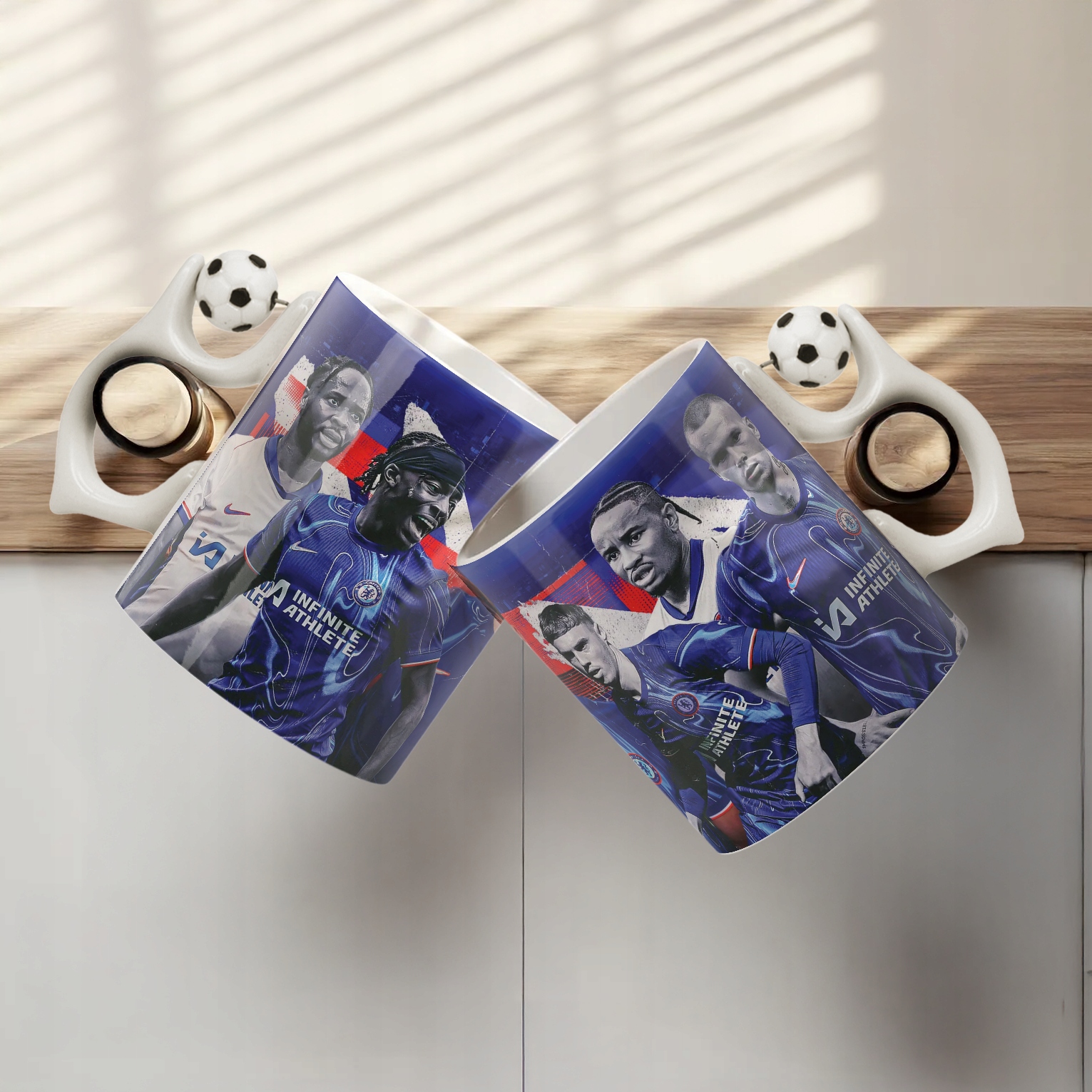 Kubek piłkarski zawodnicy Chelsea dla fanów Chelsea dla kibica