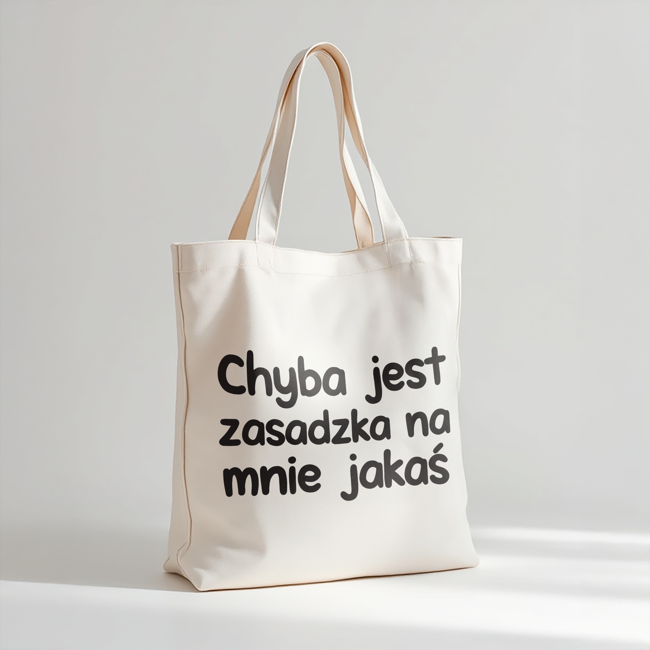 Torba bawełniana premium Chyba Jest Zasadzka Na Mnie Jakaś Prezent
