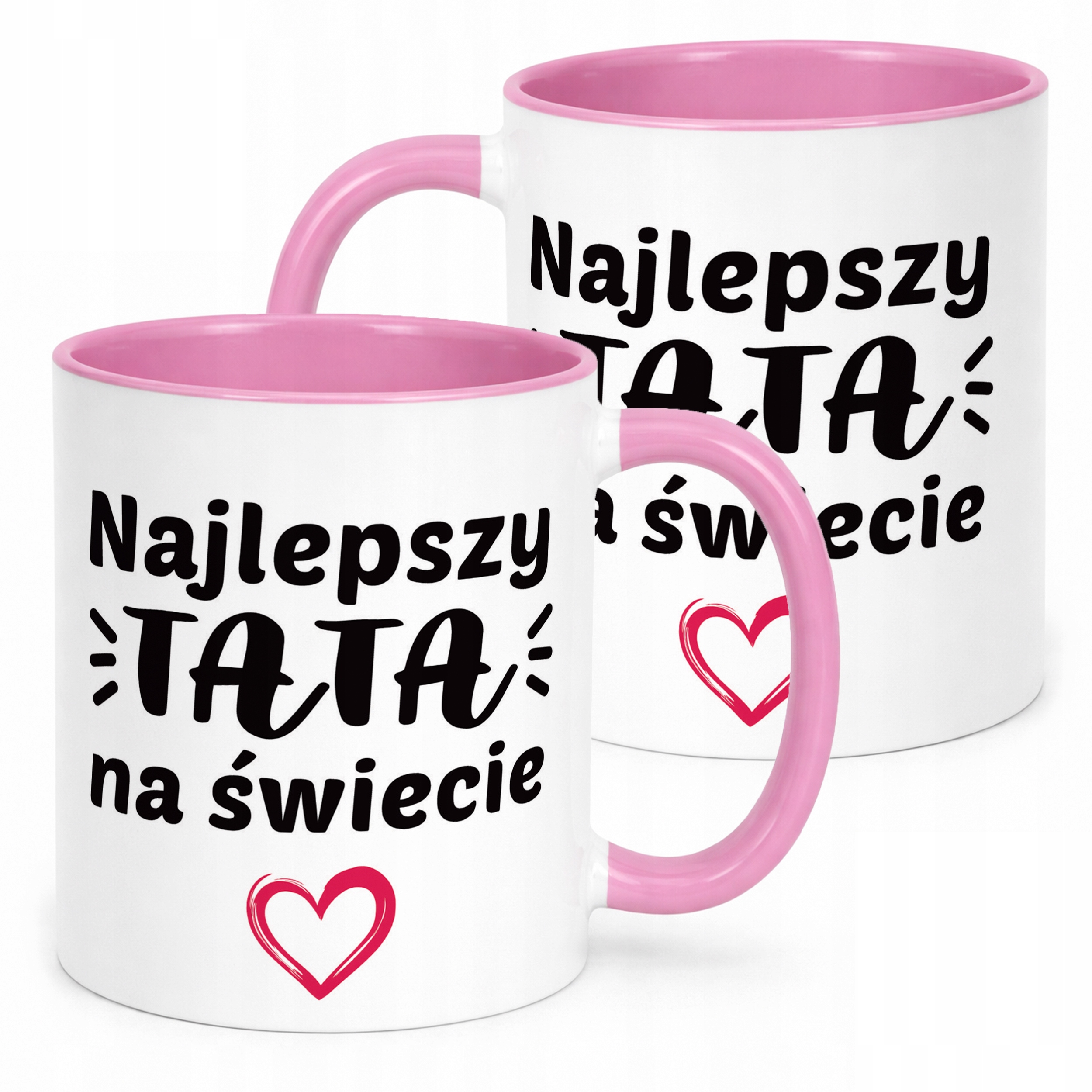 Kubek Różowy Dzień Ojca Dla Taty Najlepszy Tata Na Świecie Prezent