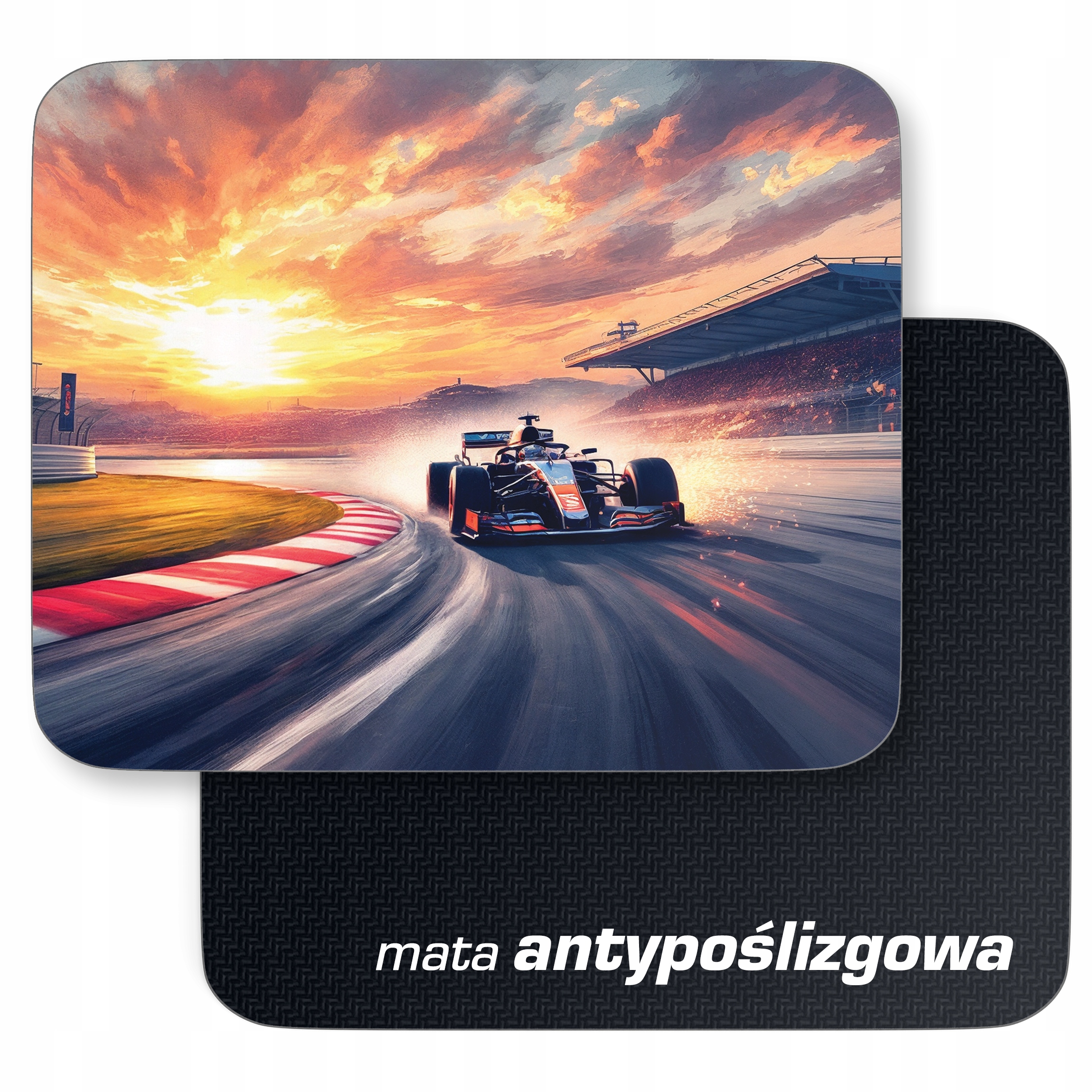 Podkładka pod mysz 22×18 cm Formuła 1 Bolid Motoryzacja Wyścig