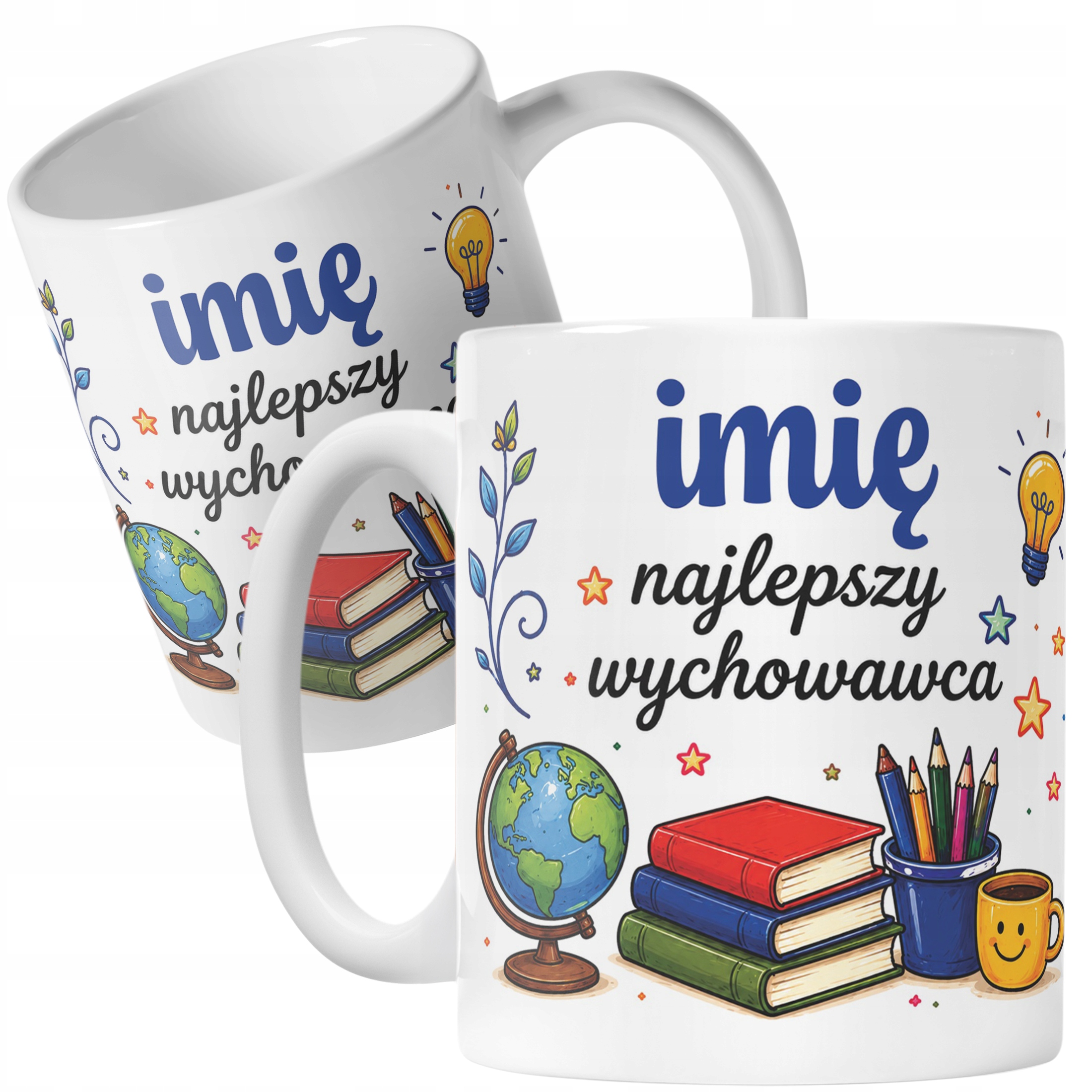 Kubek z Imieniem Dzień Nauczyciela Zakończenie Roku Dla Wychowawcy Prezent