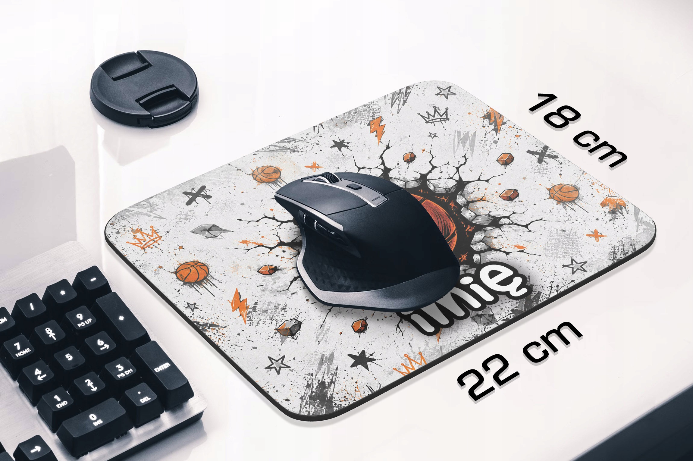 Podkładka pod mysz personalizowana z nadrukiem Koszykówka dla graczy